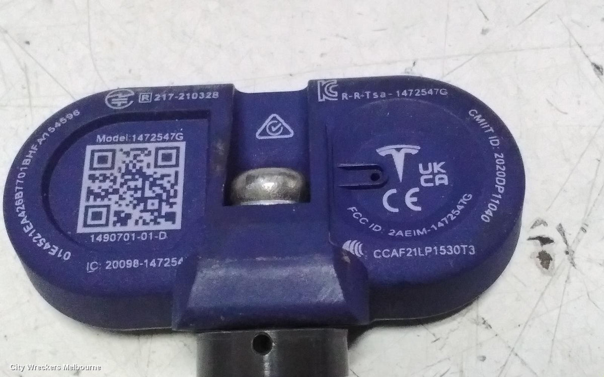 TESLA MODEL Y, 1ST GEN, 03/2022 ONWARDS, 20098-1472547G  TYRE PRESSURE SENSOR: 151643 - Image 3