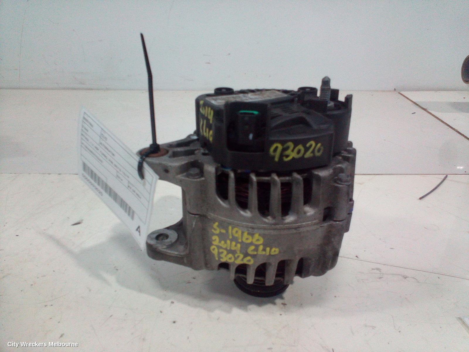 RENAULT CLIO ALTERNATOR, PETROL, 1.2, H5F, TURBO, X98, 09/2013 - 10/2019 - Image 1