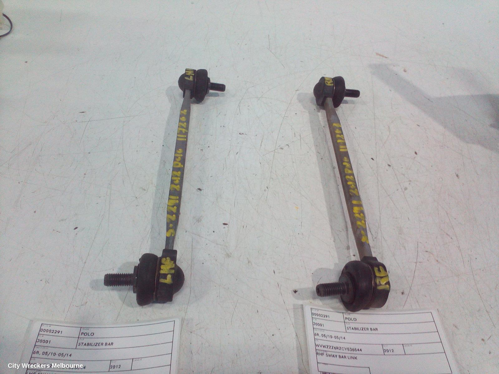 VOLKSWAGEN POLO STABILISER BAR, 6R, 05/2010 - 05/2014 - Image 3