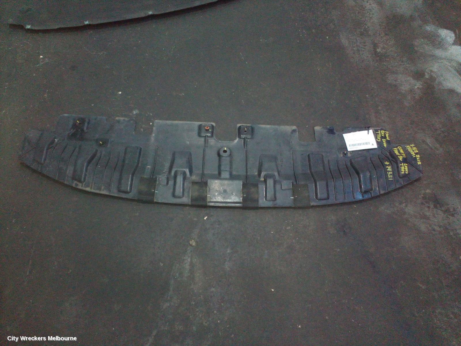 HYUNDAI GENESIS, DH, 11/2014 - 01/2018, UNDER FRONT BAR COVER REFER TO PHOTOS: 74321 - Image 1