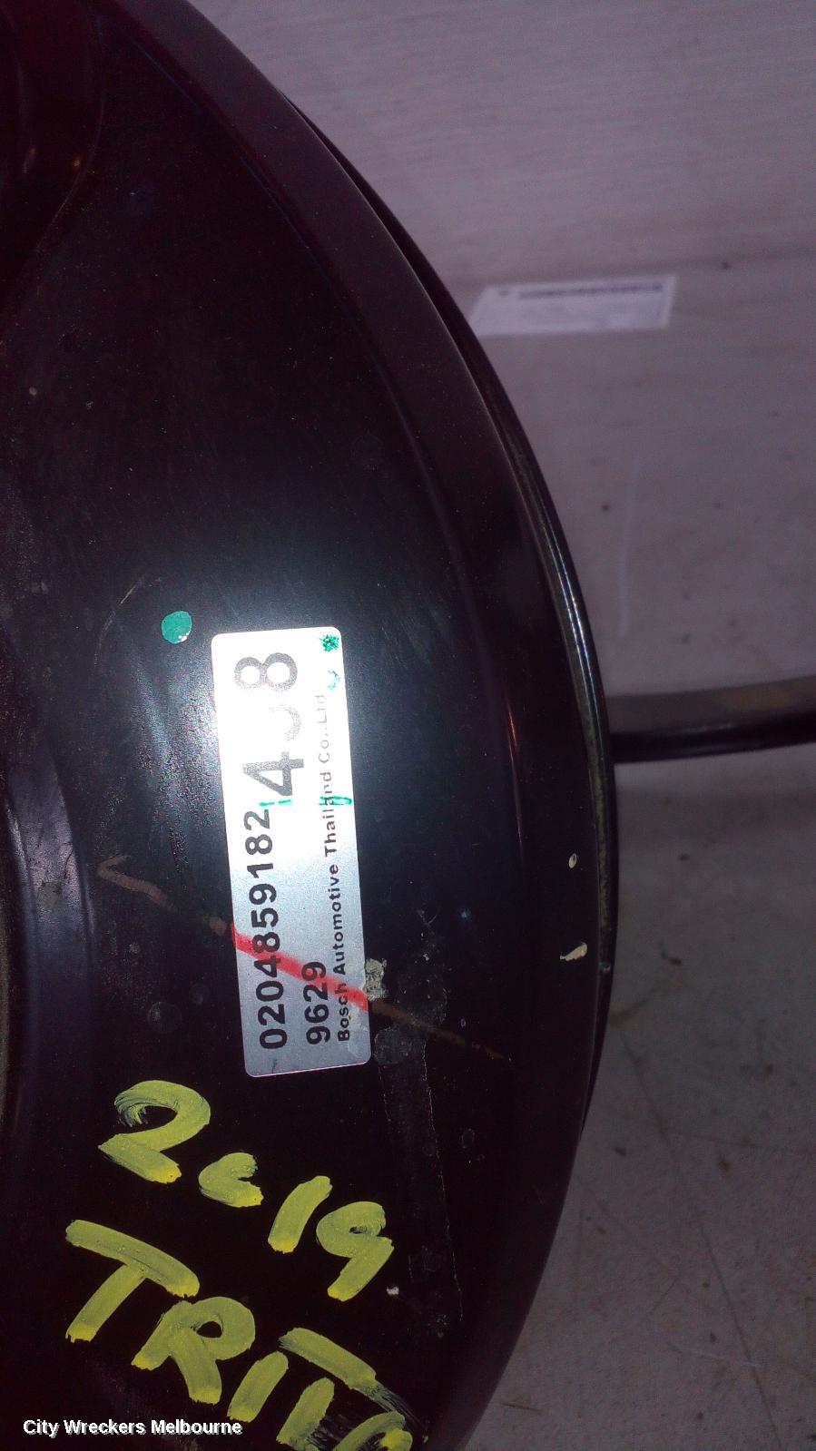 MITSUBISHI TRITON BRAKE BOOSTER, AUTO, 4WD, DIESEL, 2.4, 4N15, TURBO, 6 SPEED, MR, 11/2018 ONWARDS - Image 2