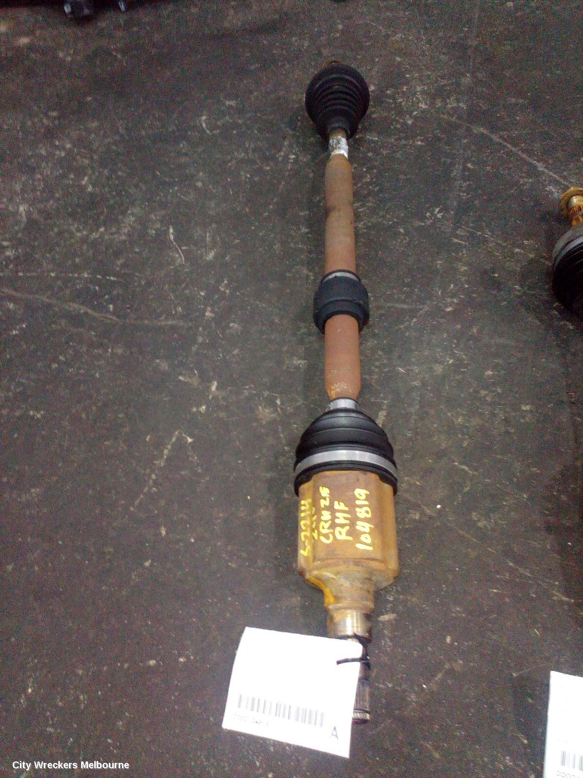 HOLDEN CRUZE RIGHT DRIVESHAFT, MANUAL, 1.8, JG, 03/2009 - 02/2011 - Image 1