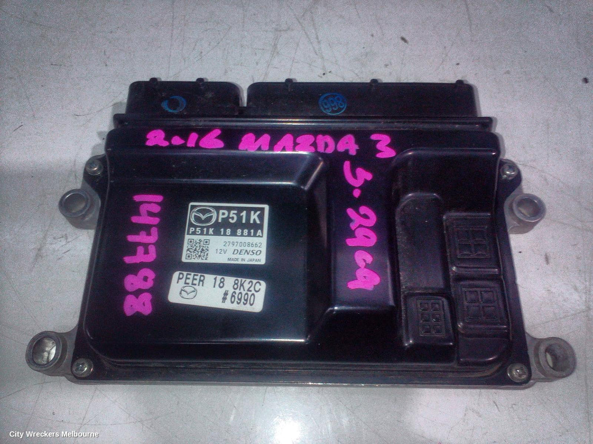 MAZDA 3 ECU, ENGINE ECU, 2.0, PETROL, ECU ONLY, BN, 05/2016 - 02/2019 - Image 2