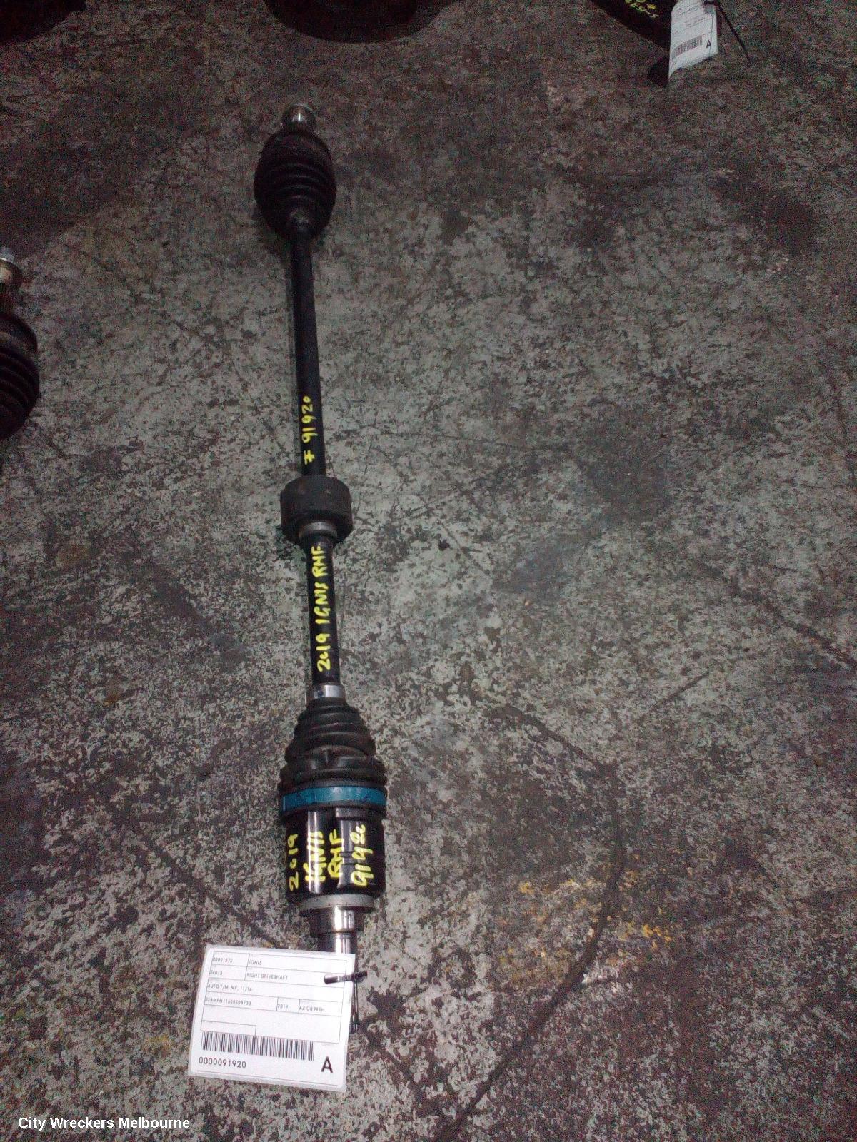 SUZUKI IGNIS RIGHT DRIVESHAFT, AUTO T/M, MF, 11/2016 ONWARDS - Image 2
