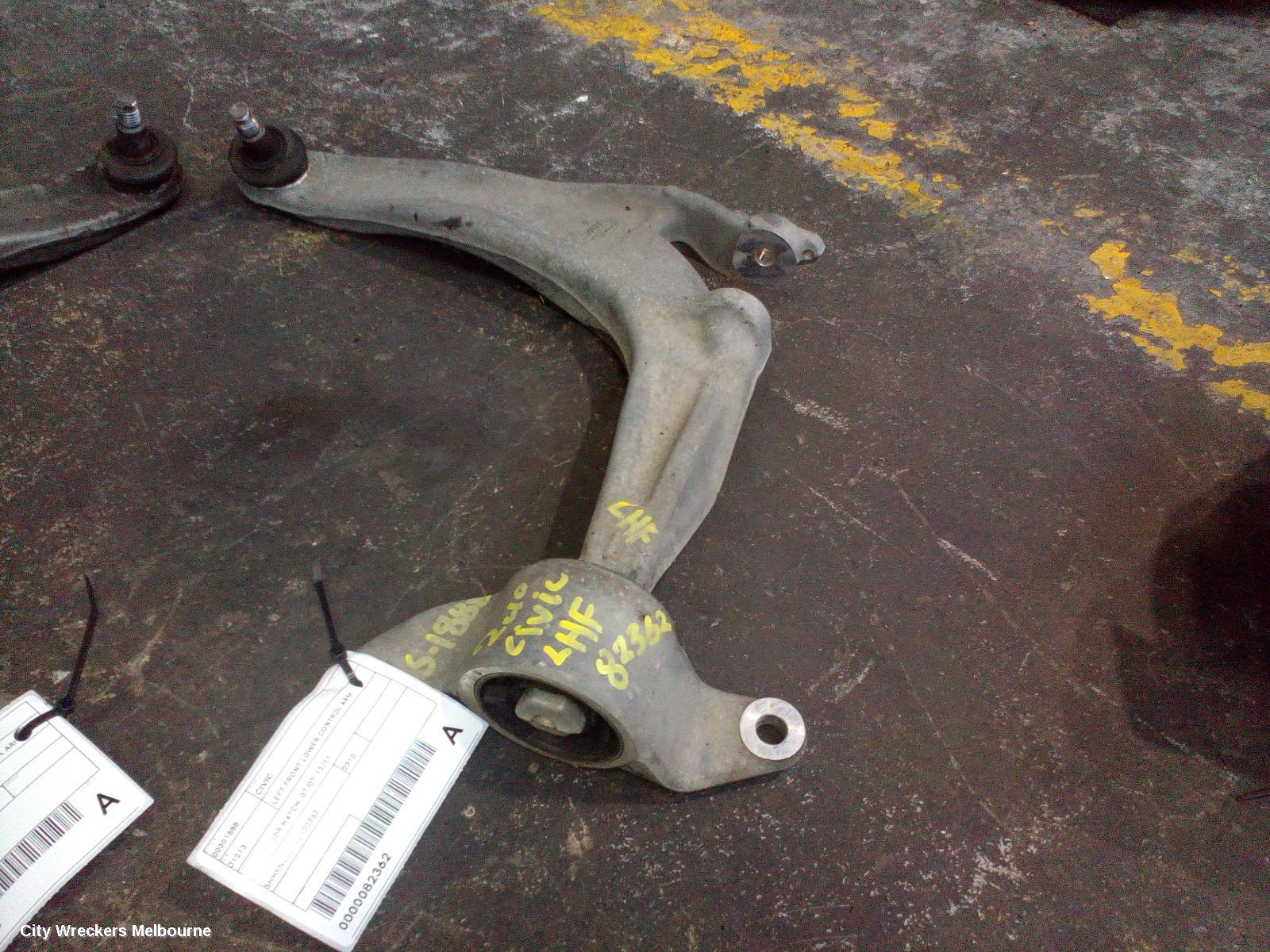 HONDA CIVIC LEFT FRONT LOWER CONTROL ARM, 8TH GEN, 3DR HATCH, 07/2007 - 12/2011 - Image 1