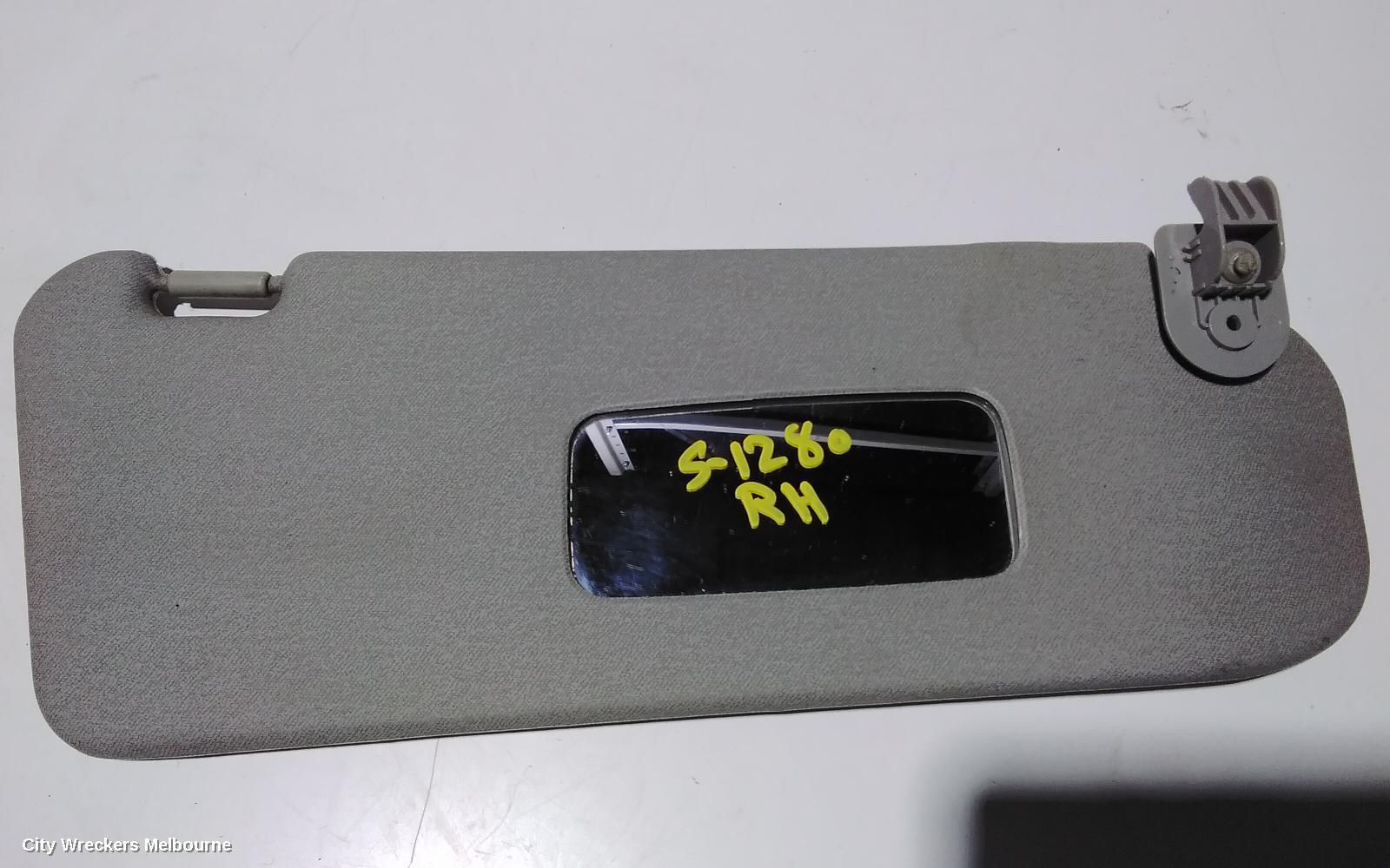 HOLDEN BARINA SUNVISOR, TK, RH SIDE, 12/2005 - 12/2012 - Image 1