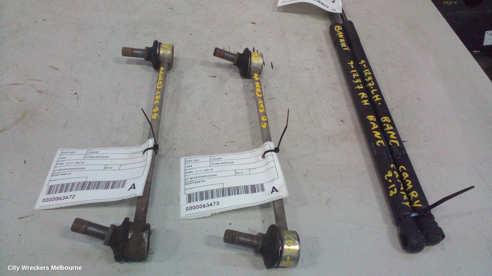TOYOTA CAMRY STABILISER BAR, XV50, 12/2011 - 05/2015 - Image 2