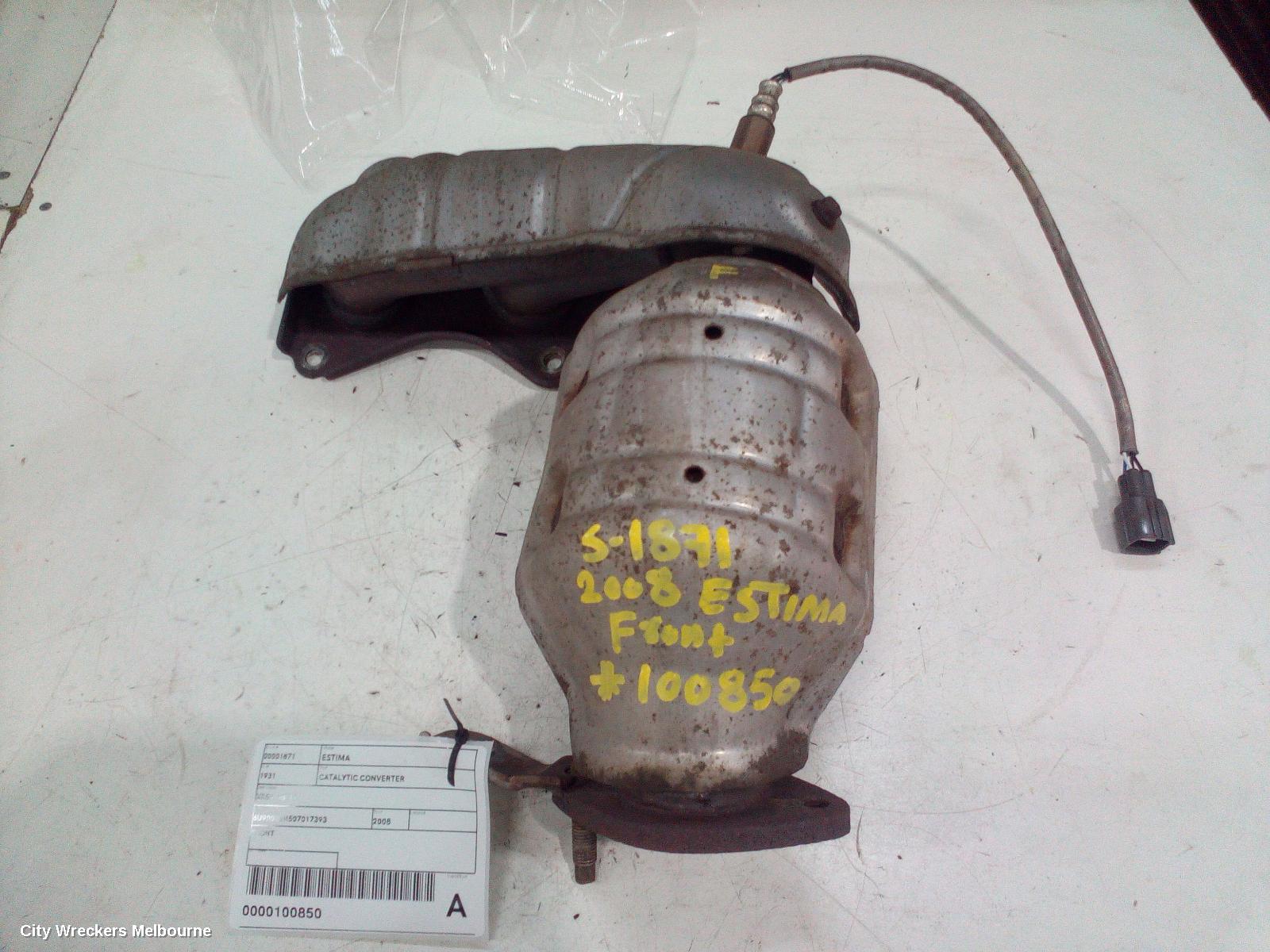TOYOTA ESTIMA CATALYTIC CONVERTER, XR50, 05-19 - Image 1