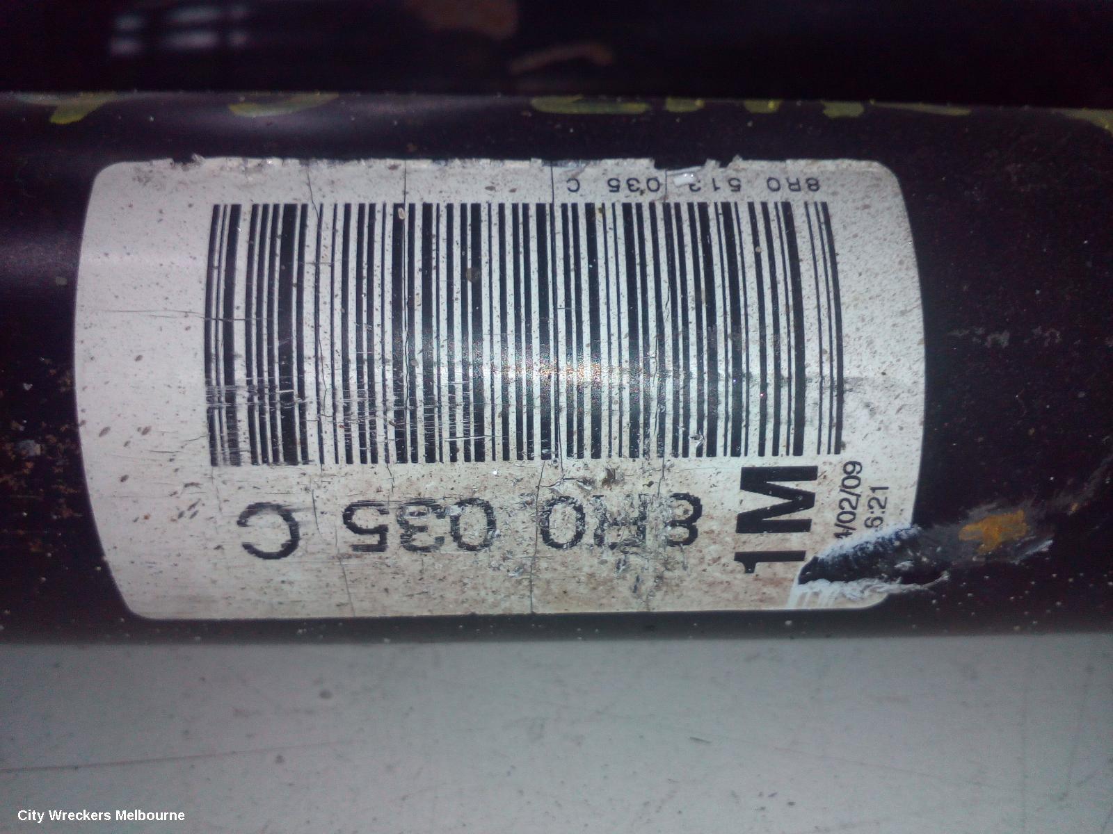 AUDI Q5 SHOCK ABSORBER, 8R, REAR, STANDARD TYPE, 03/2009 - 01/2017 - Image 1