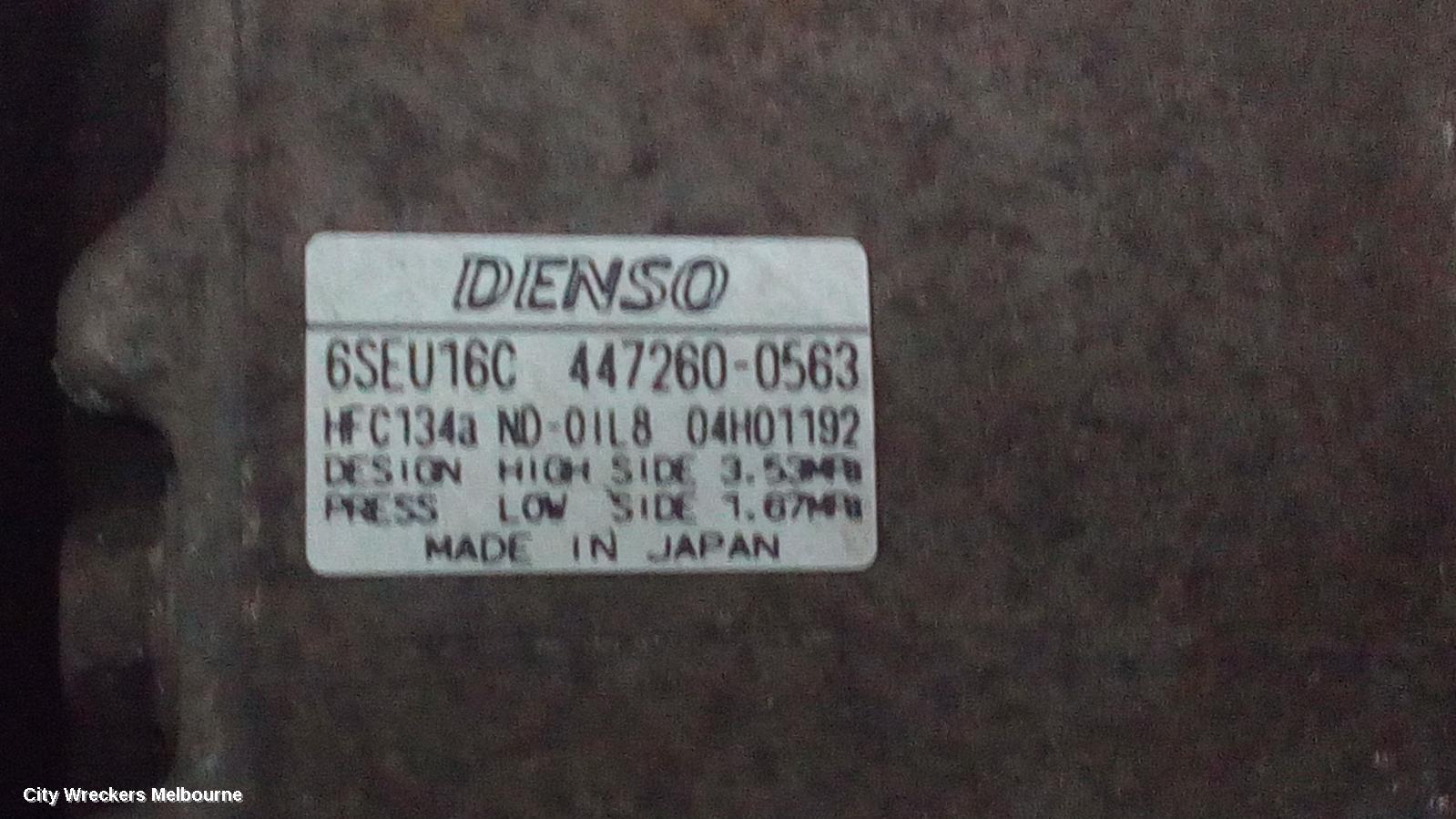 TOYOTA HIACE A/C COMPRESSOR, TRH, 2.7, 2TR-FE, PETROL, 03/2005 - 04/2019 - Image 1