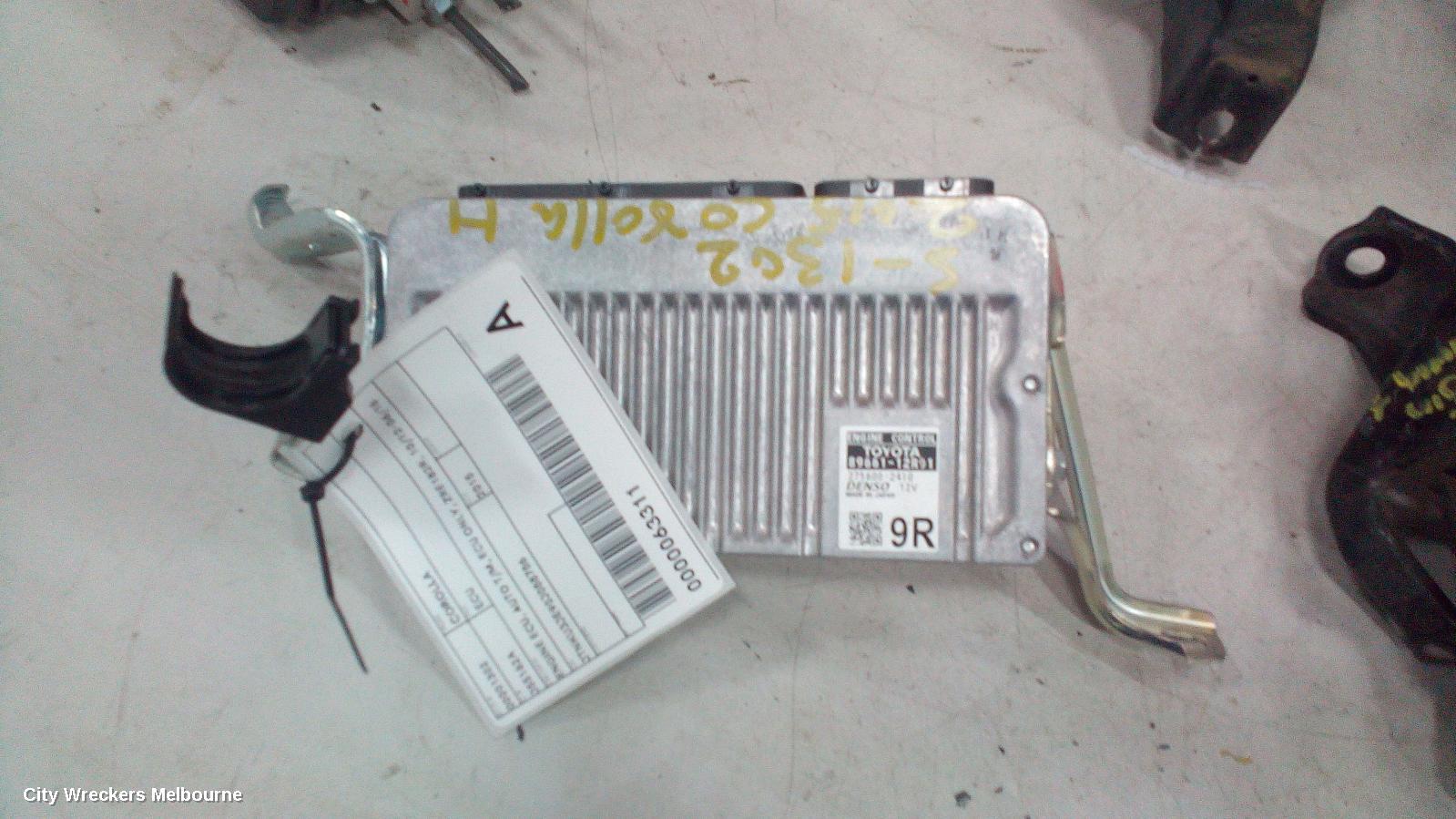 TOYOTA COROLLA ECU, ENGINE ECU, AUTO T/M, ECU ONLY, ZRE182R, 10/2012 - 06/2018 - Image 2