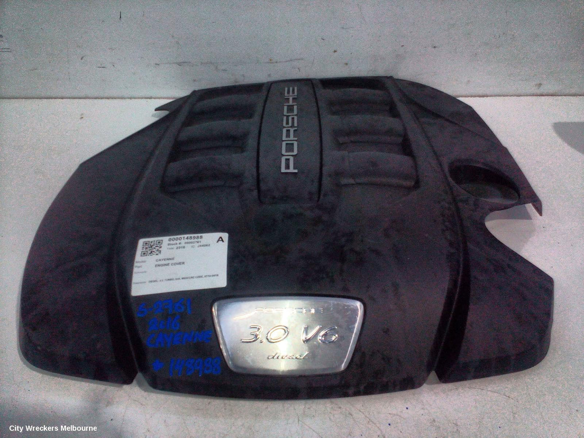 PORSCHE CAYENNE ENGINE COVER, DIESEL, 3.0, TURBO, 92A, M059/CRC CODE, 07/2010 - 04/2018 - Image 1