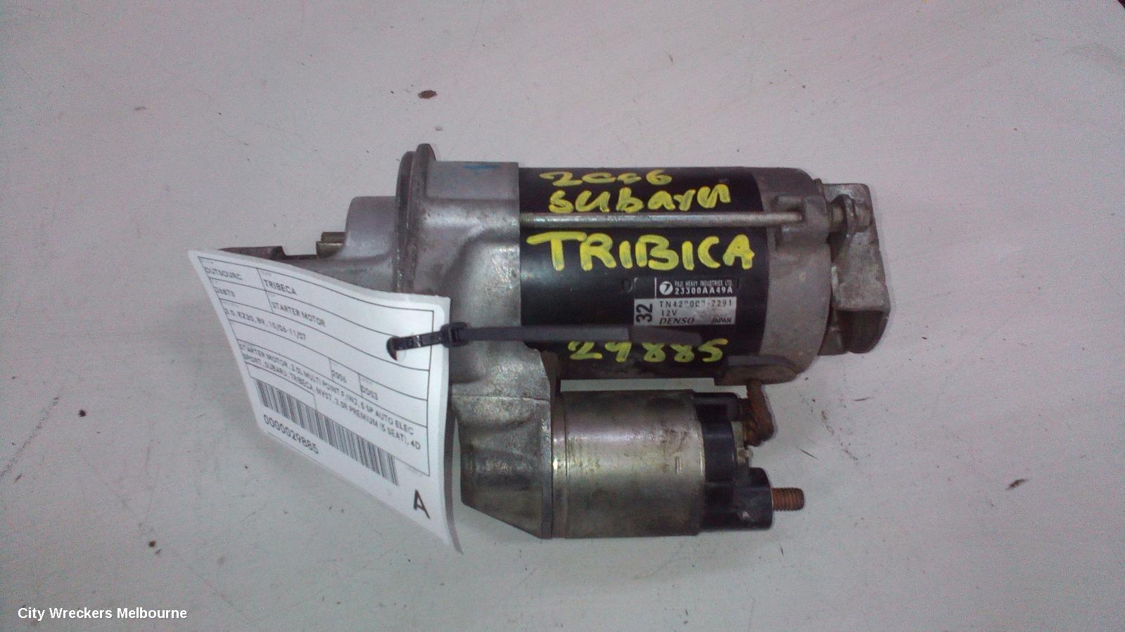 SUBARU TRIBECA STARTER, 3.0, EZ30, B9, 10/2006 - 11/2007 - Image 3