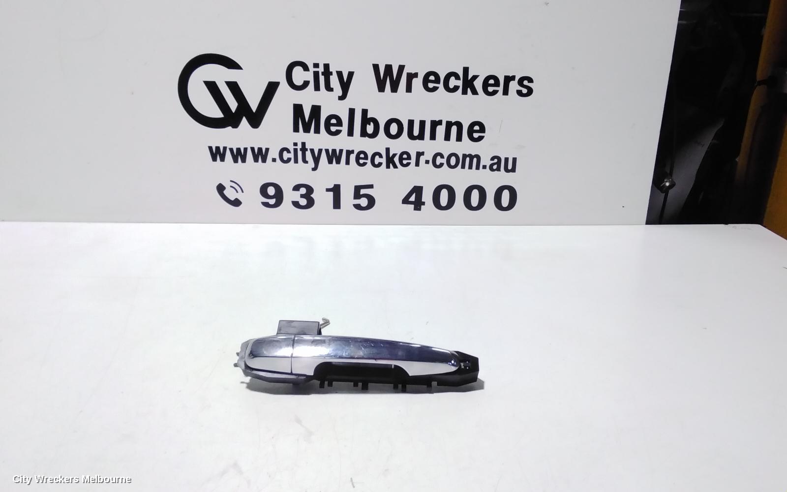 MITSUBISHI PAJERO DOOR HANDLE, OUTER, RH REAR, CHROME, NS-NX, 08/2006 - 04/2021 - Image 1