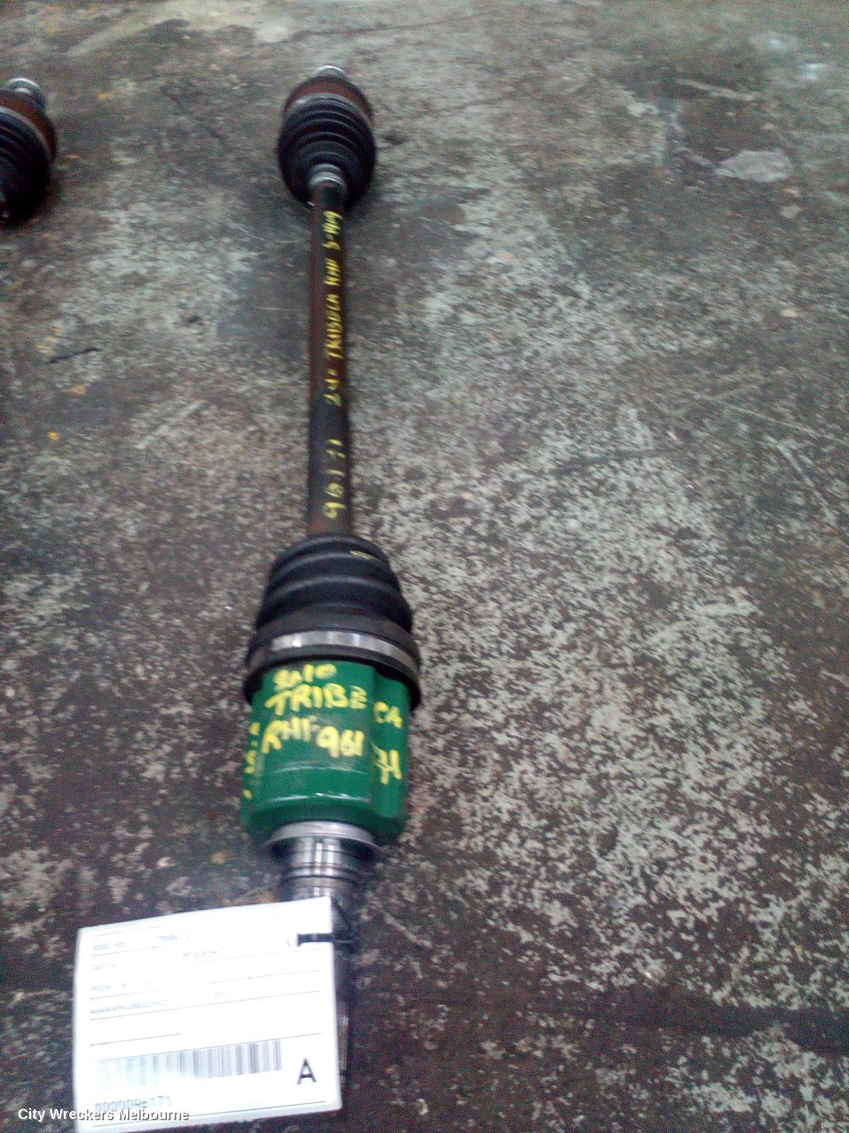 SUBARU TRIBECA RIGHT DRIVESHAFT, FRONT, B9, 10/2006 - 01/2014 - Image 1