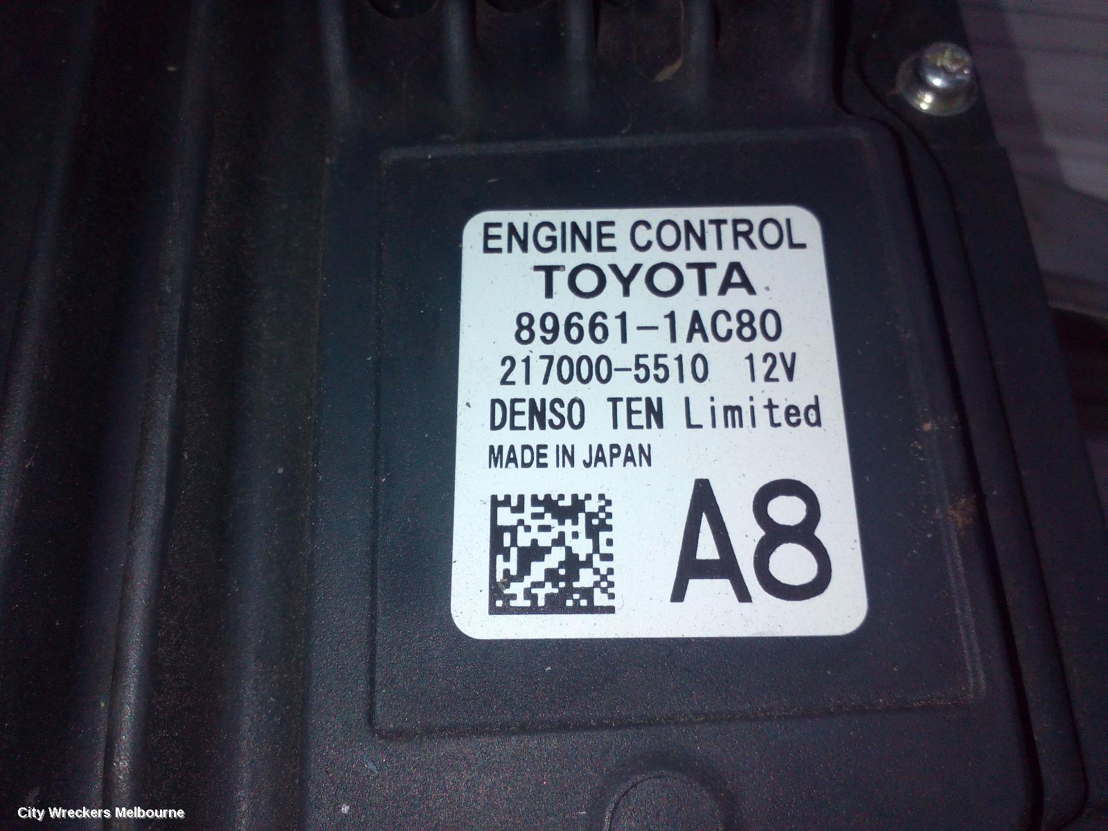 TOYOTA COROLLA ECU, ENGINE ECU, 2.0, PETROL, M20A-FKS, ECU ONLY, MZEA12R, 07/2018 ONWARDS - Image 1