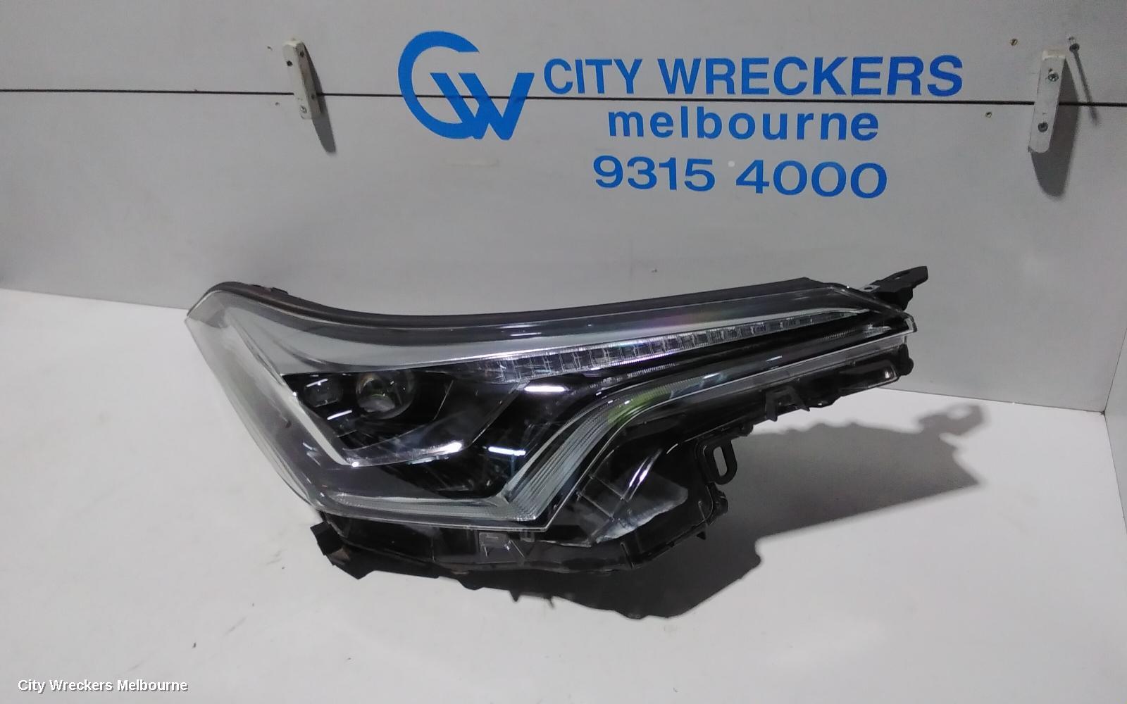 TOYOTA C-HR RIGHT HEADLAMP, GEN 1, LED TYPE, 12/2016 - 09/2019 - Image 1