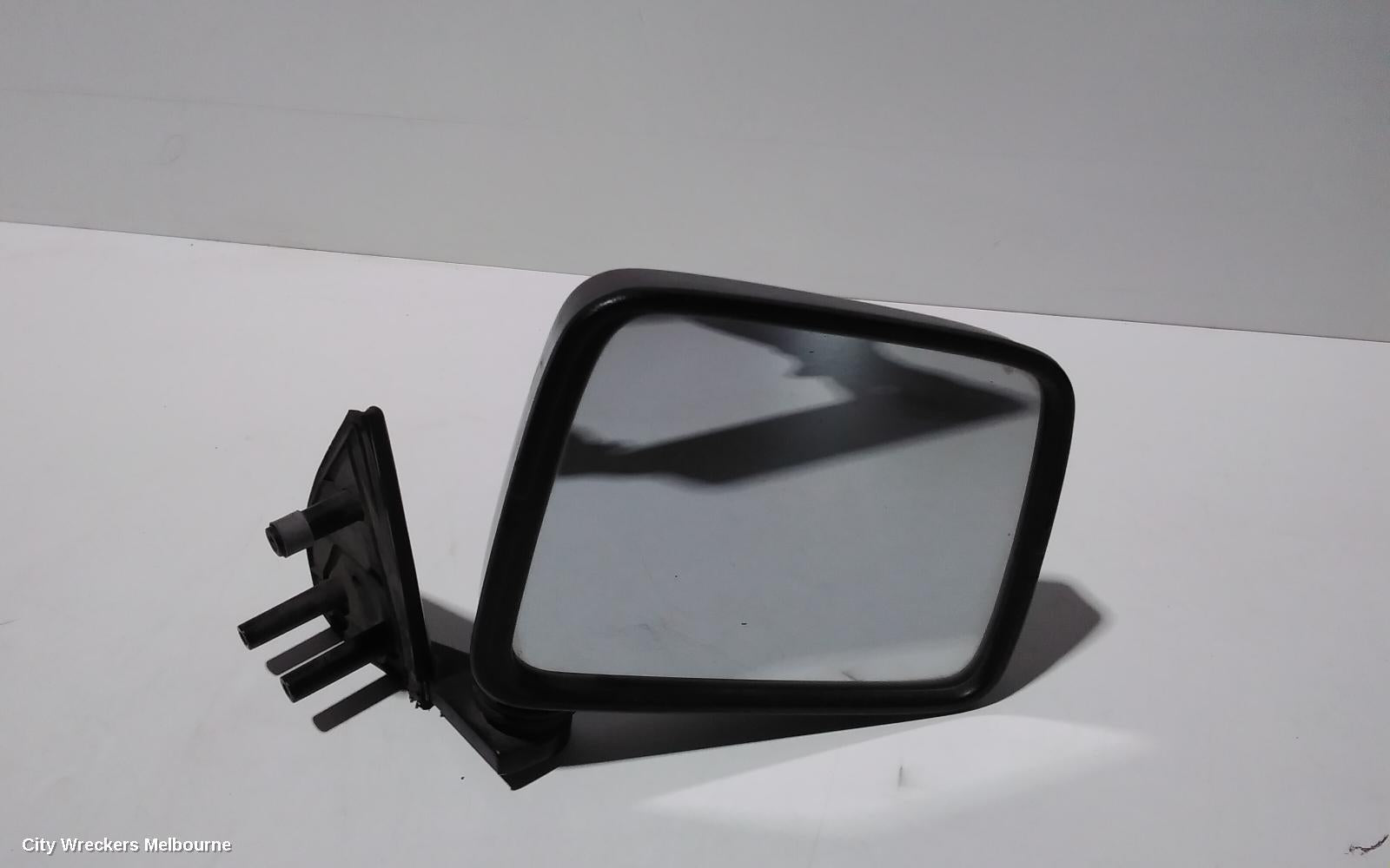 NISSAN NAVARA RIGHT DOOR MIRROR, D22, MANUAL, TRAY BACK, LONG ARM TYPE, 04/1997 - 08/2015 - Image 2