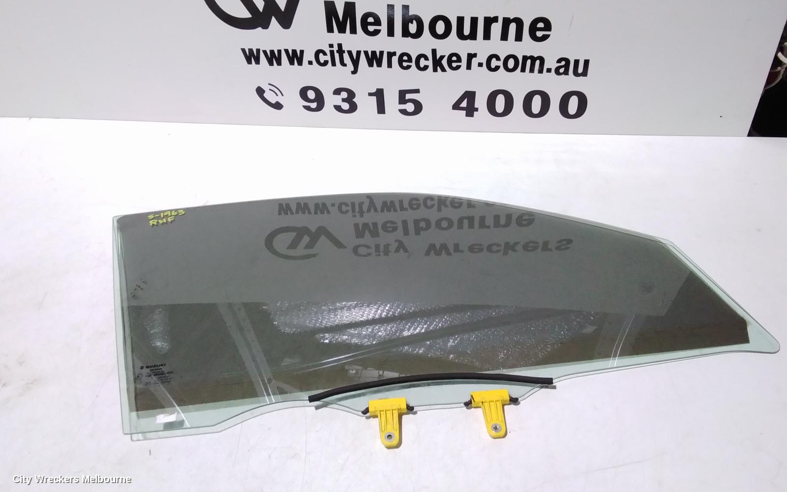 SUZUKI VITARA RIGHT FRONT DOOR WINDOW, VITARA, LY (VIN TSM), 06/2015 ONWARDS - Image 3