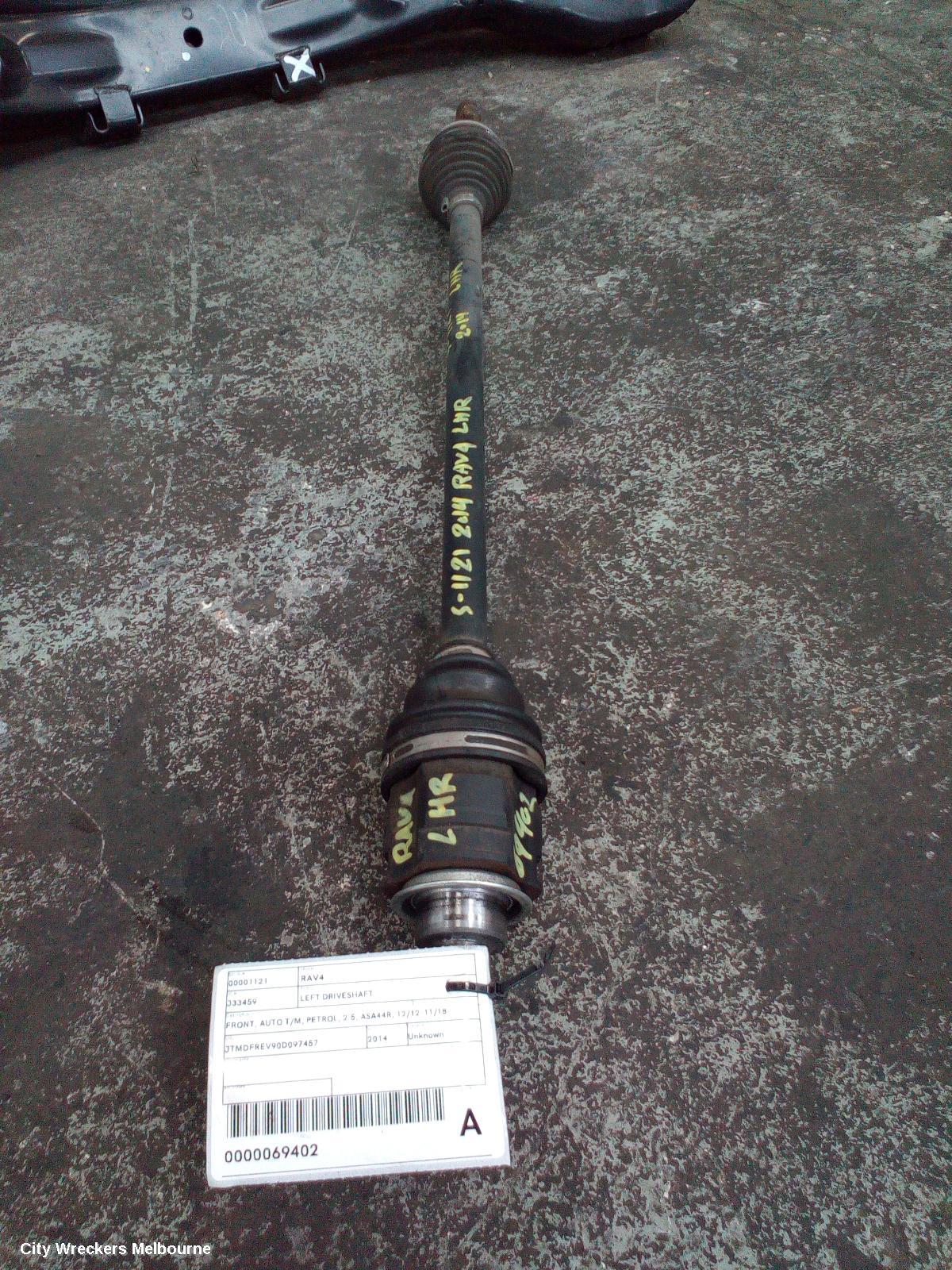 TOYOTA RAV4 LEFT DRIVESHAFT, REAR, XA40, 12/2012 - 11/2018 - Image 1