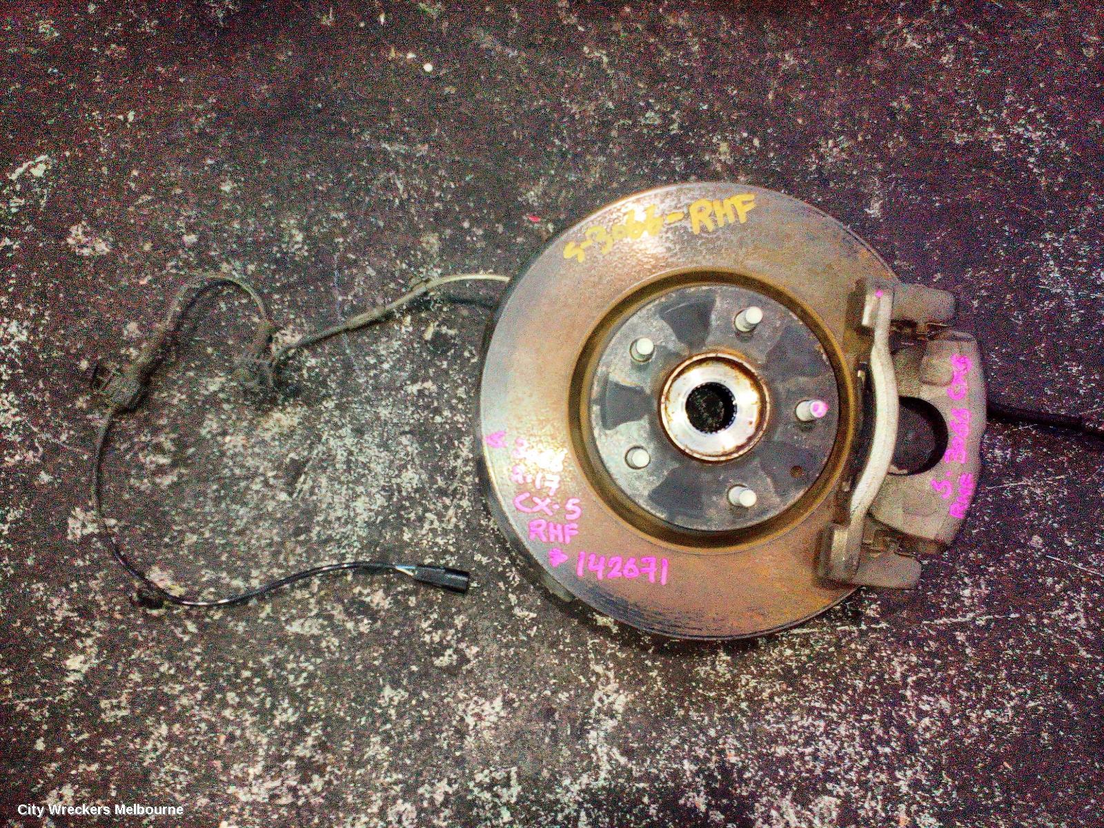 MAZDA CX5 RIGHT FRONT HUB ASSEMBLY, KF, FWD TYPE, 02/2017 ONWARDS - Image 2