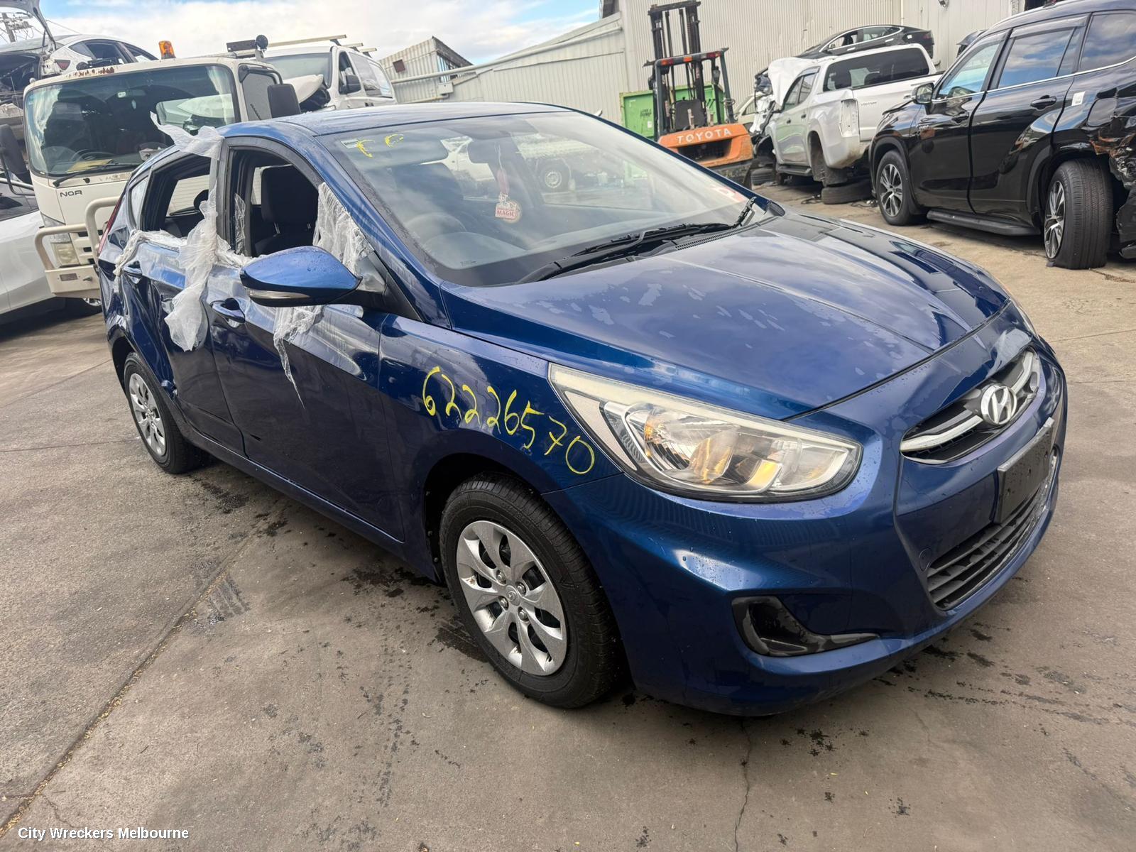 HYUNDAI ACCENT FRONT BUMPER, RB, 10/2013 - 12/2019 - Image 2