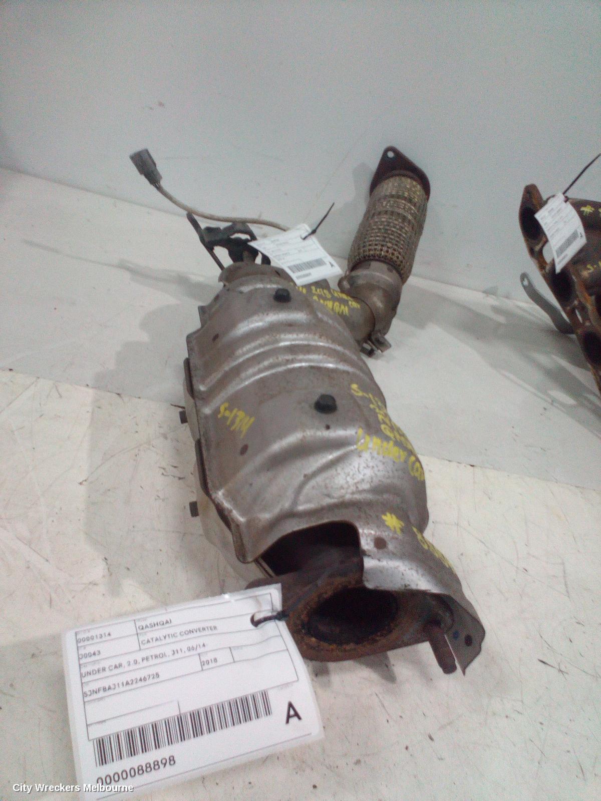 NISSAN QASHQAI CATALYTIC CONVERTER, UNDER CAR, 2.0, PETROL, J11, 12/2013 - 07/2021 - Image 3