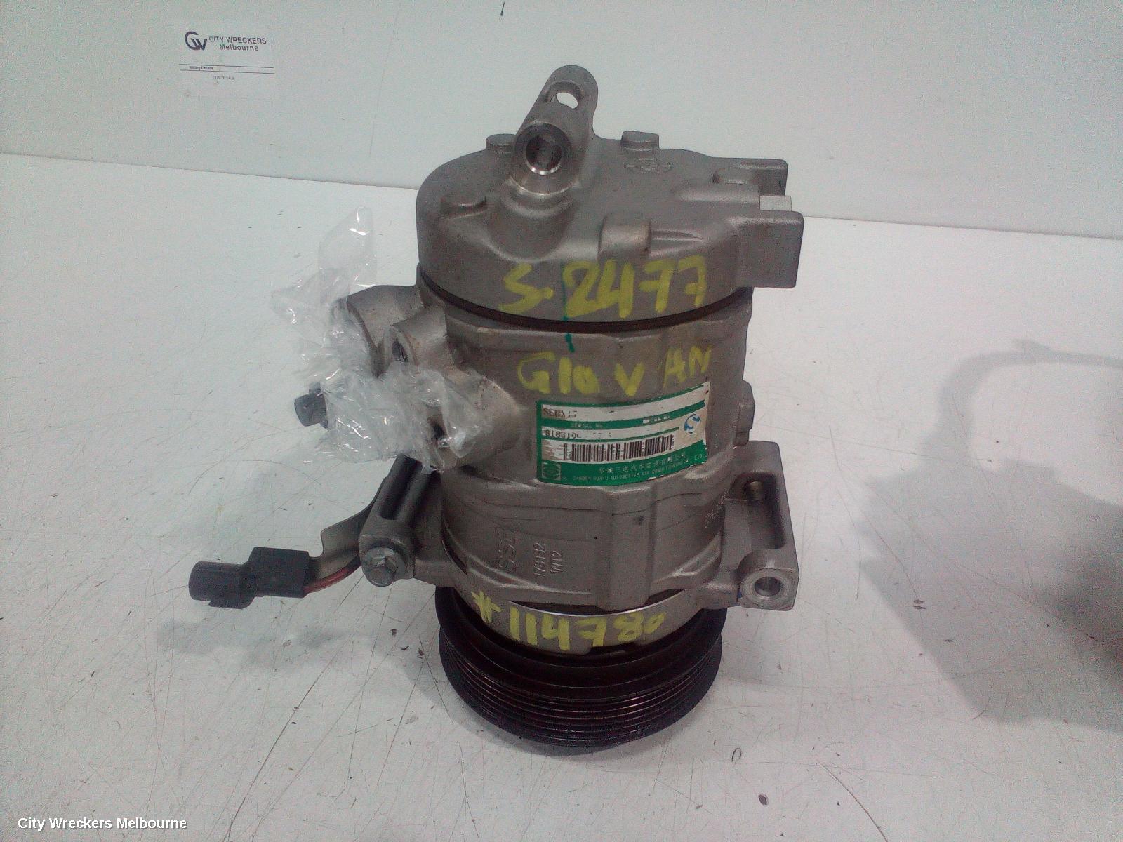 LDV G10 A/C COMPRESSOR, PETROL, 2.0, SINGLE ZONE TYPE, SV7C, VAN, 04/2015 ONWARDS - Image 2