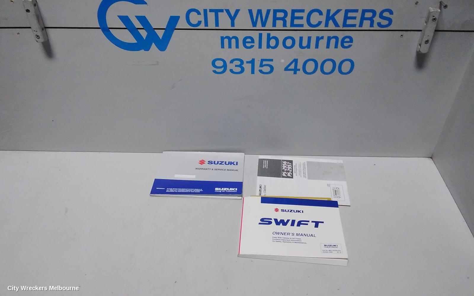 SUZUKI SWIFT OWNERS HANDBOOK, RS415/RS416, 09/2004 - 02/2011 - Image 1