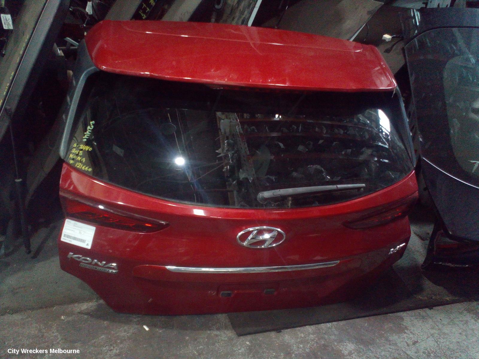HYUNDAI KONA BOOTLID/TAILGATE, TAILGATE, OS, STANDARD SPOILER TYPE, 09/2017 ONWARDS - Image 2