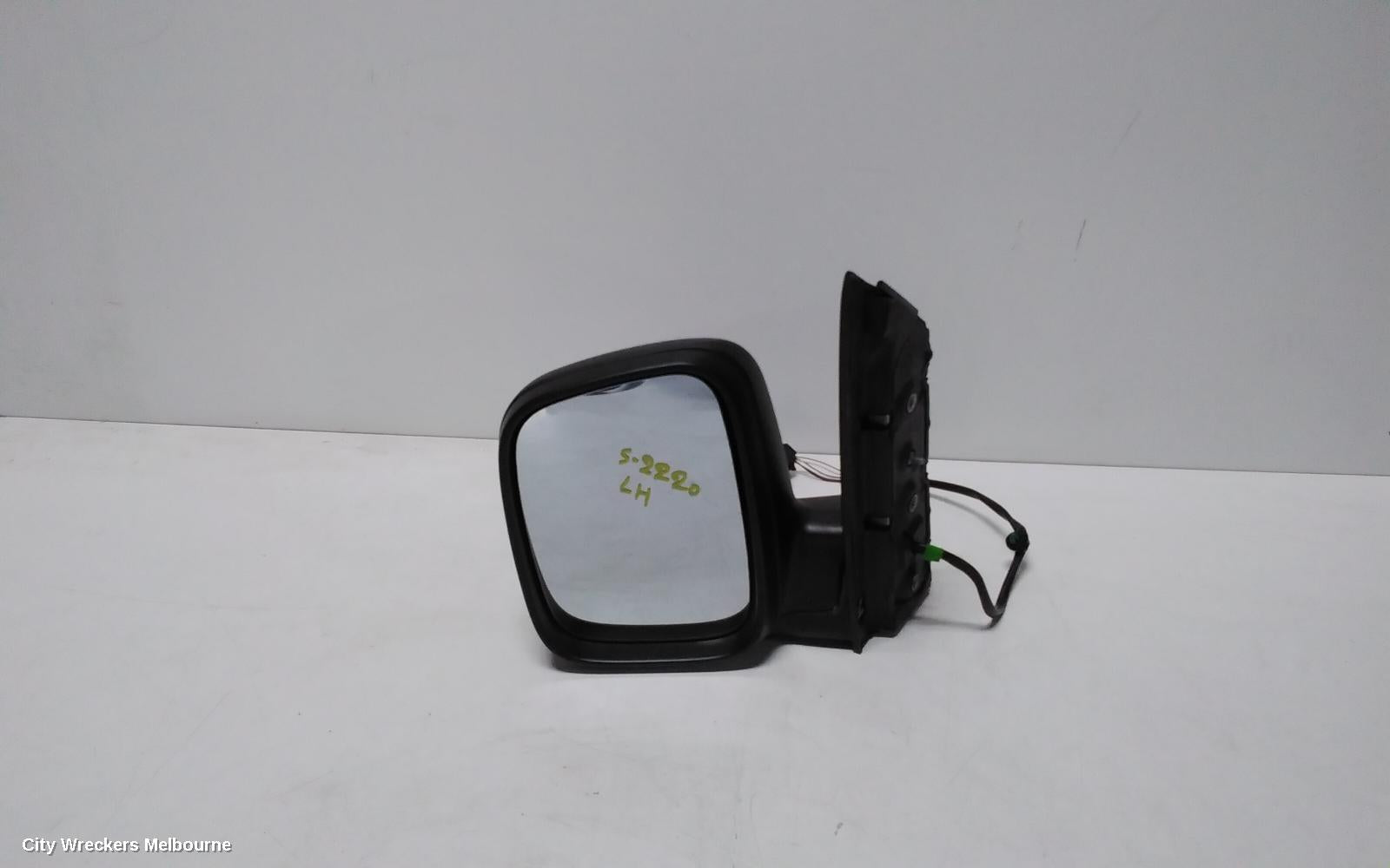 VOLKSWAGEN CADDY LEFT DOOR MIRROR, 2K, POWER, TEXTURED, 12/2004 - 06/2015 - Image 1