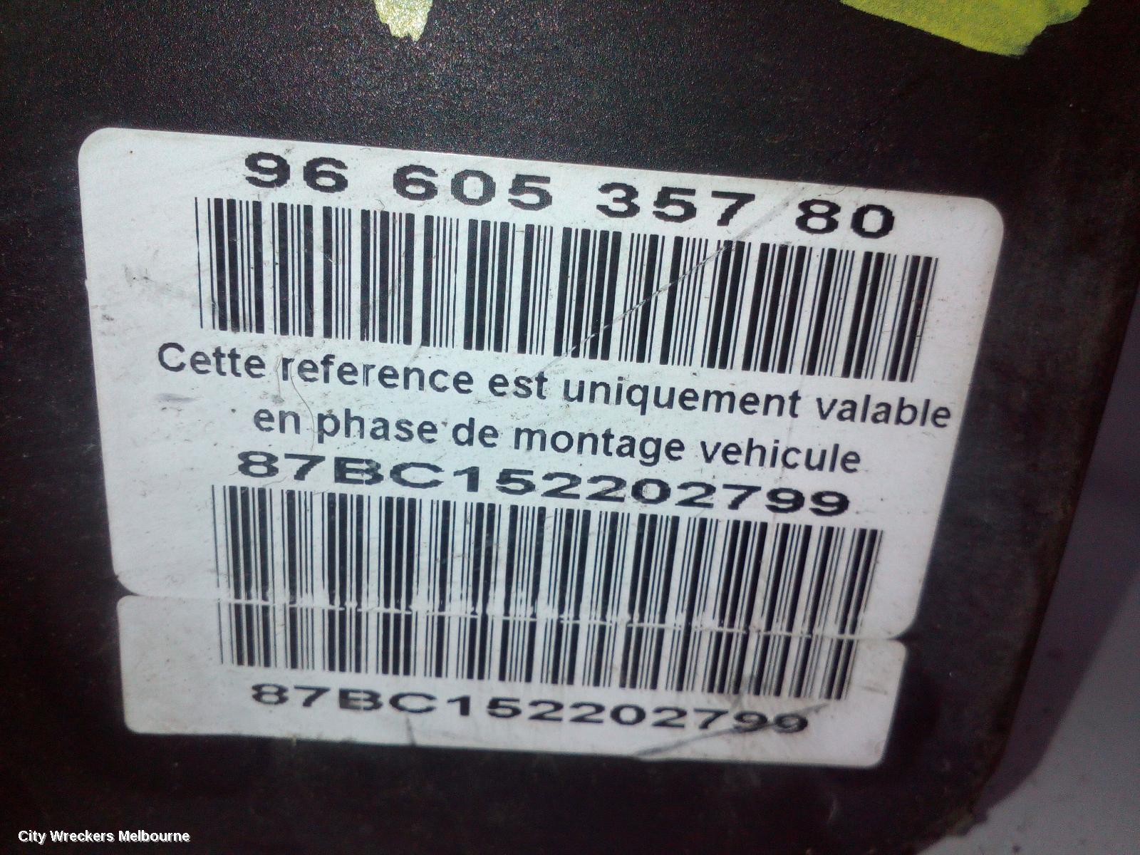 PEUGEOT 307 ABS PUMP/MODULATOR, T6, 10/2005 - 12/2009 - Image 2