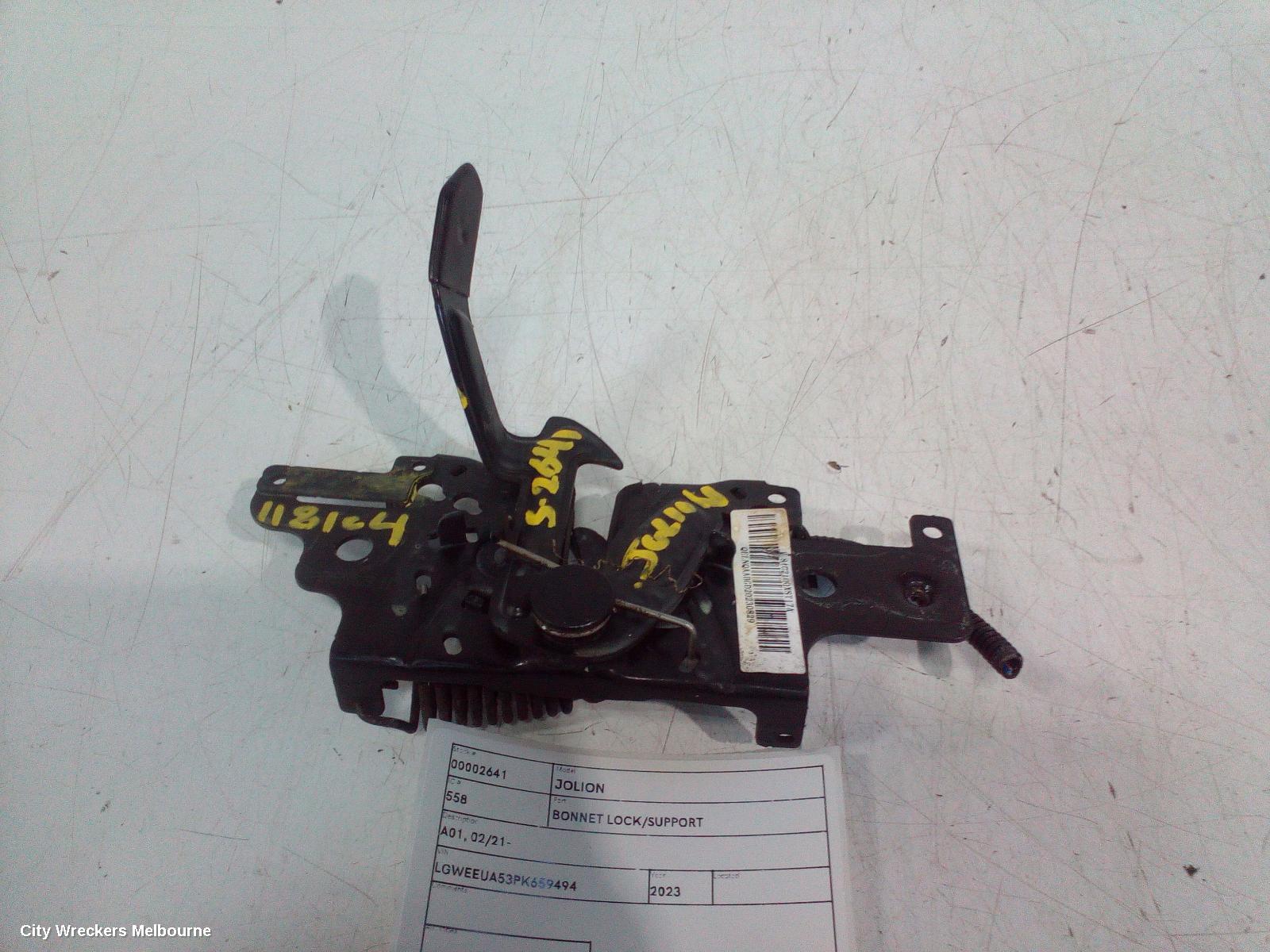 HAVAL JOLION BONNET LOCK/SUPPORT, A01, 02/2021 ONWARDS - Image 2