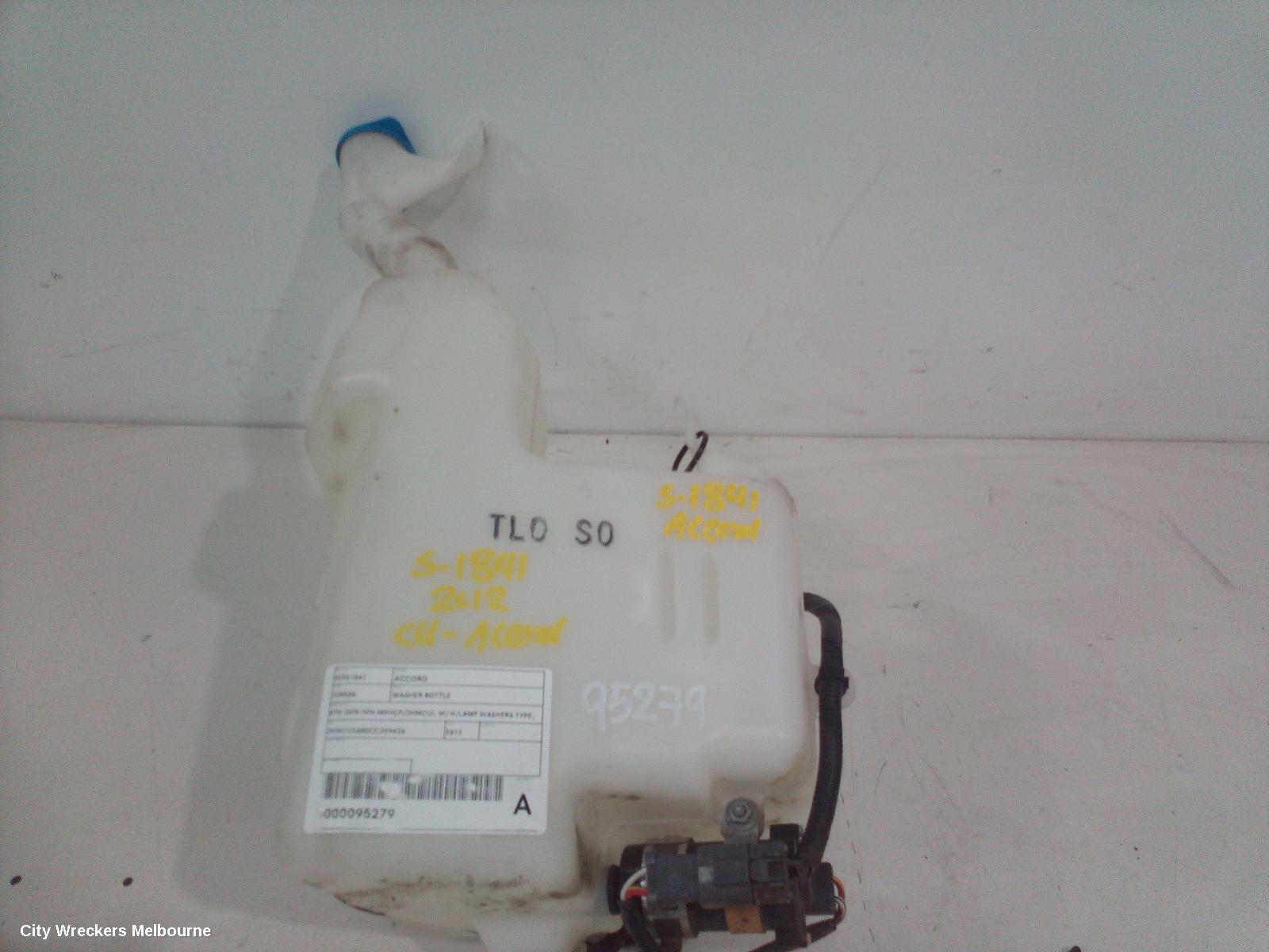 HONDA ACCORD WASHER BOTTLE, 8TH GEN (VIN MRHCP/JHMCU), W/ H/LAMP WASHERS TYPE, 02/2008 ONWARDS - Image 2