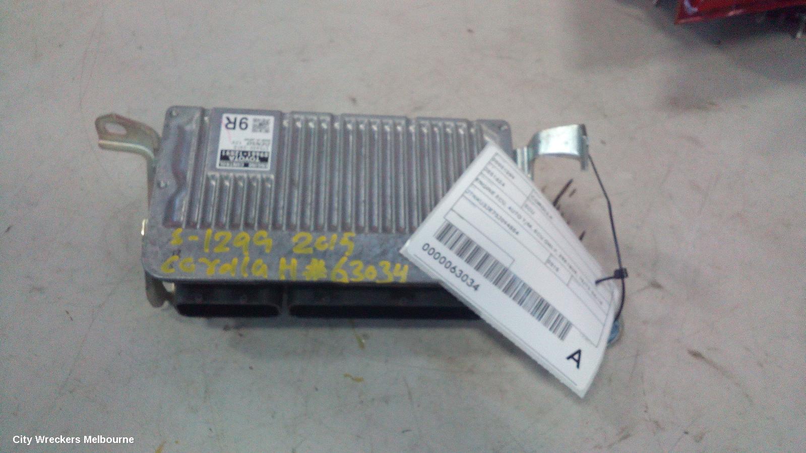 TOYOTA COROLLA ECU, ENGINE ECU, AUTO T/M, ECU ONLY, ZRE182R, 10/2012 - 06/2018 - Image 2