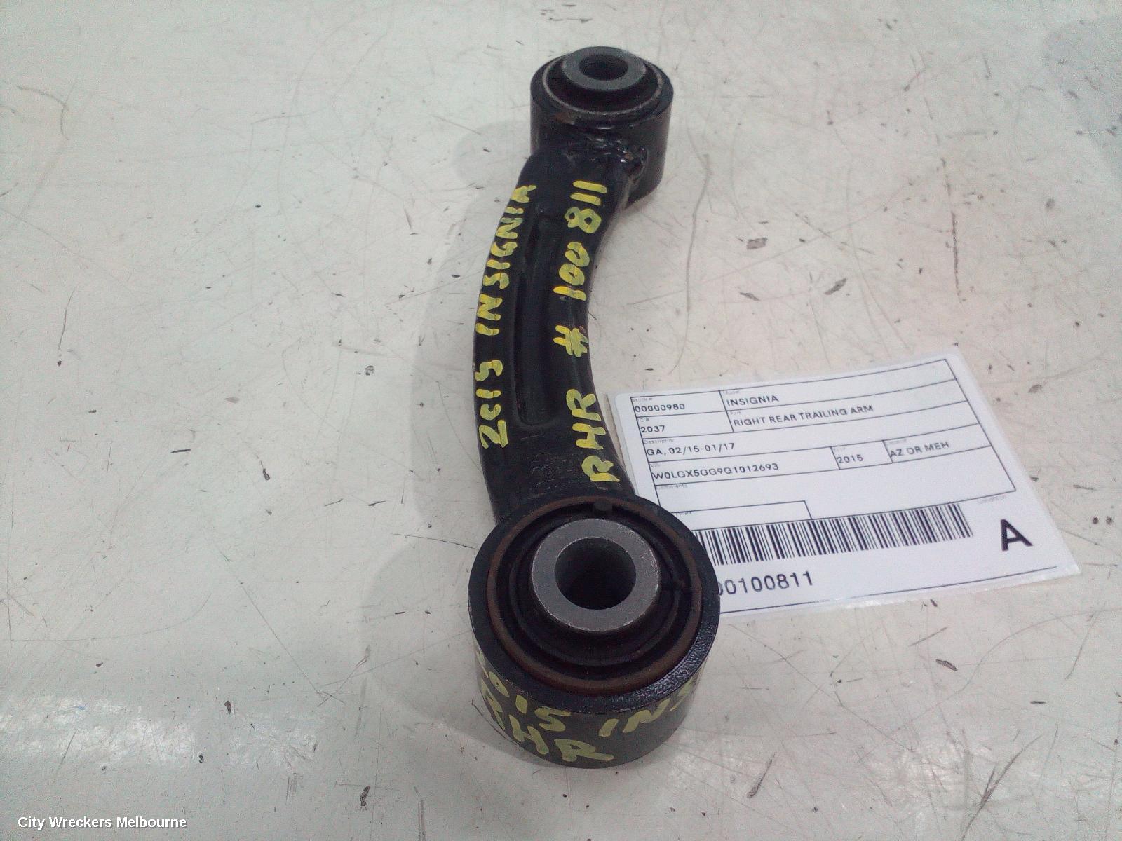 HOLDEN INSIGNIA RIGHT REAR TRAILING ARM, GA, 02/2015 - 01/2017 - Image 2
