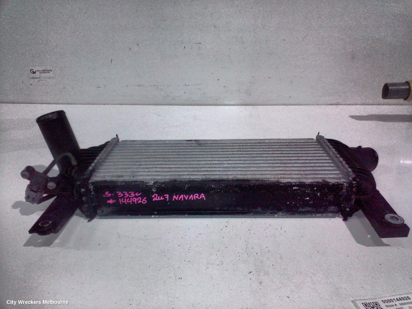 NISSAN NAVARA INTERCOOLER, D40, DIESEL, 2.5, YD25, 09/2005 - 08/2015 - Image 2