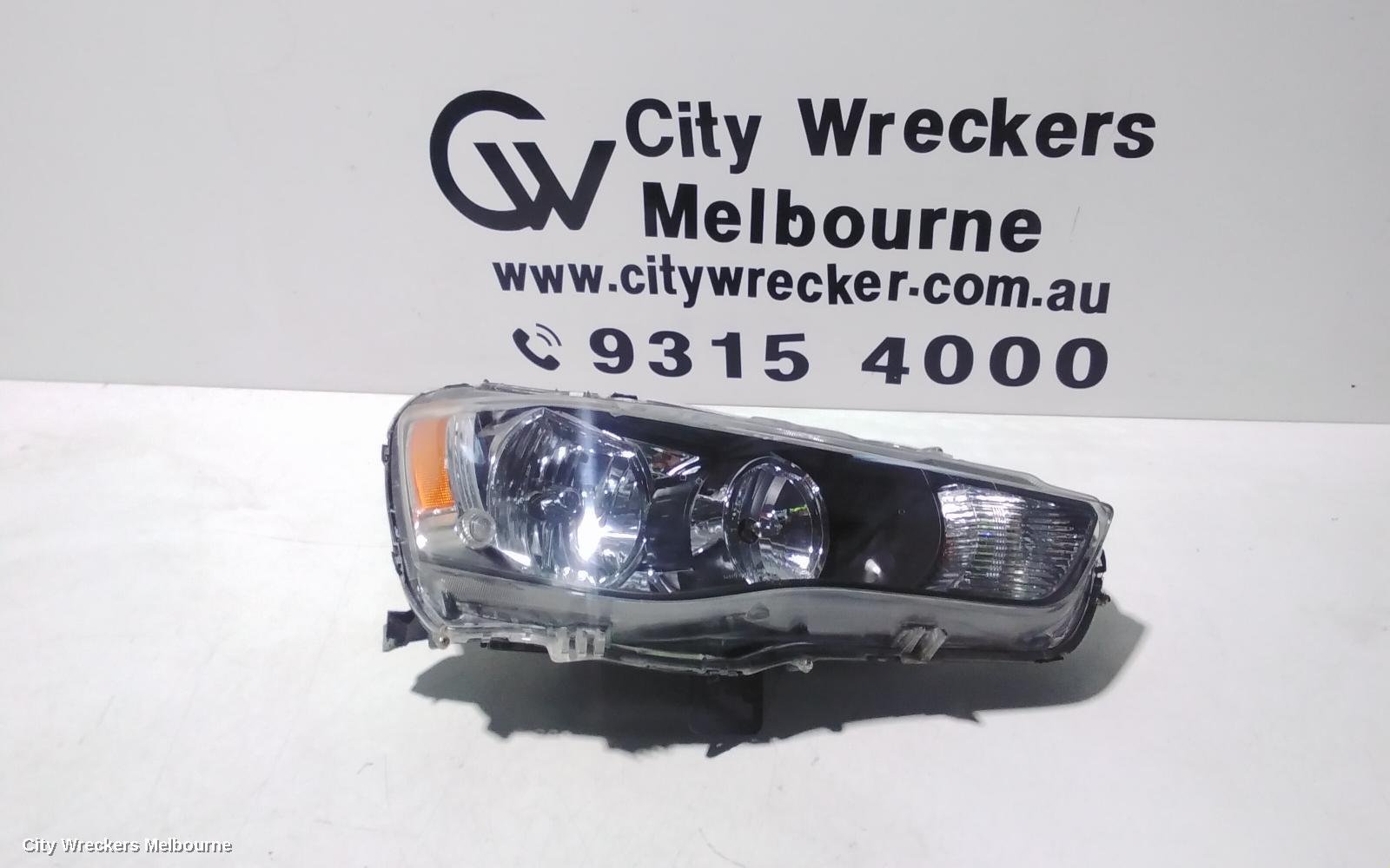 MITSUBISHI OUTLANDER RIGHT HEADLAMP, ZH, HALOGEN TYPE, 09/2009 - 10/2012 - Image 1