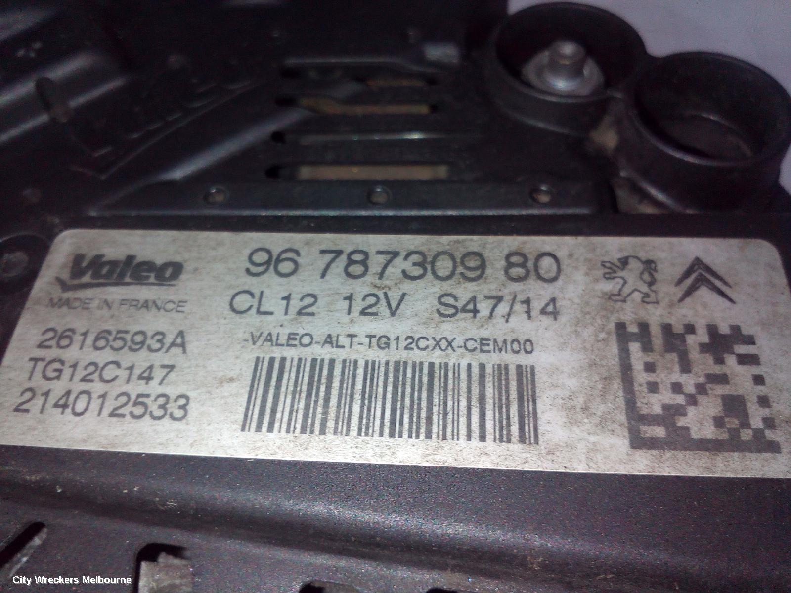 PEUGEOT 308 ALTERNATOR, PETROL, 1.6, VALEO 120AMP, T9, 10/2014 - 01/2021 - Image 3
