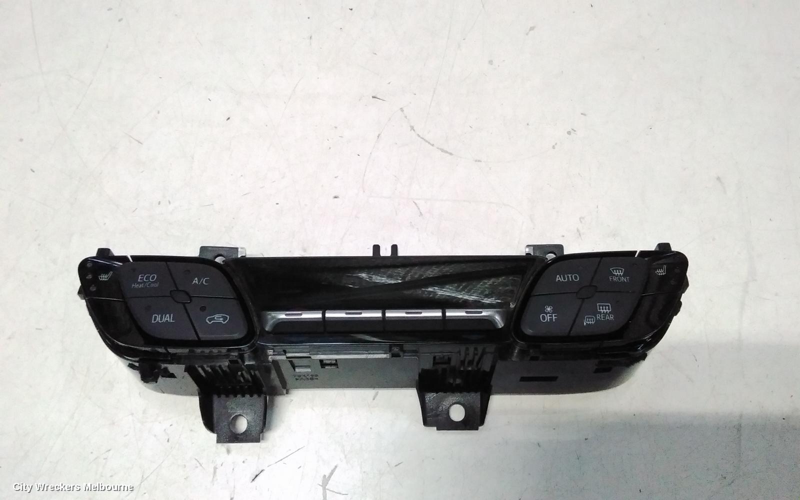 TOYOTA C-HR HEATER/AC CONTROLS, DUAL ZONE CLIMATE CONTROL TYPE, NGX10R/NGX50R/ZYX10R, 12/2016 ONWARDS - Image 1