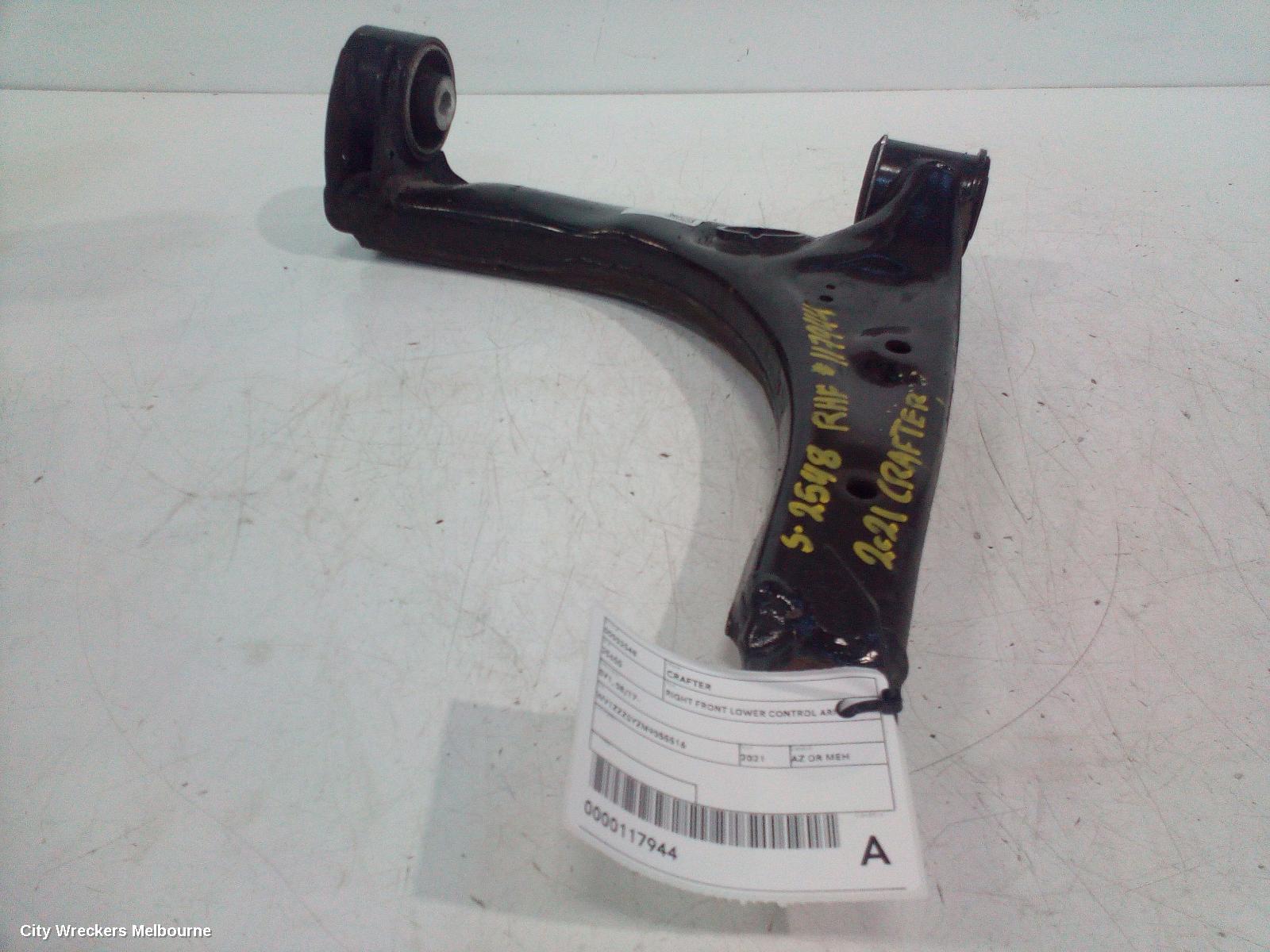 VOLKSWAGEN CRAFTER RIGHT FRONT LOWER CONTROL ARM, SY1, 08/2017 ONWARDS - Image 1