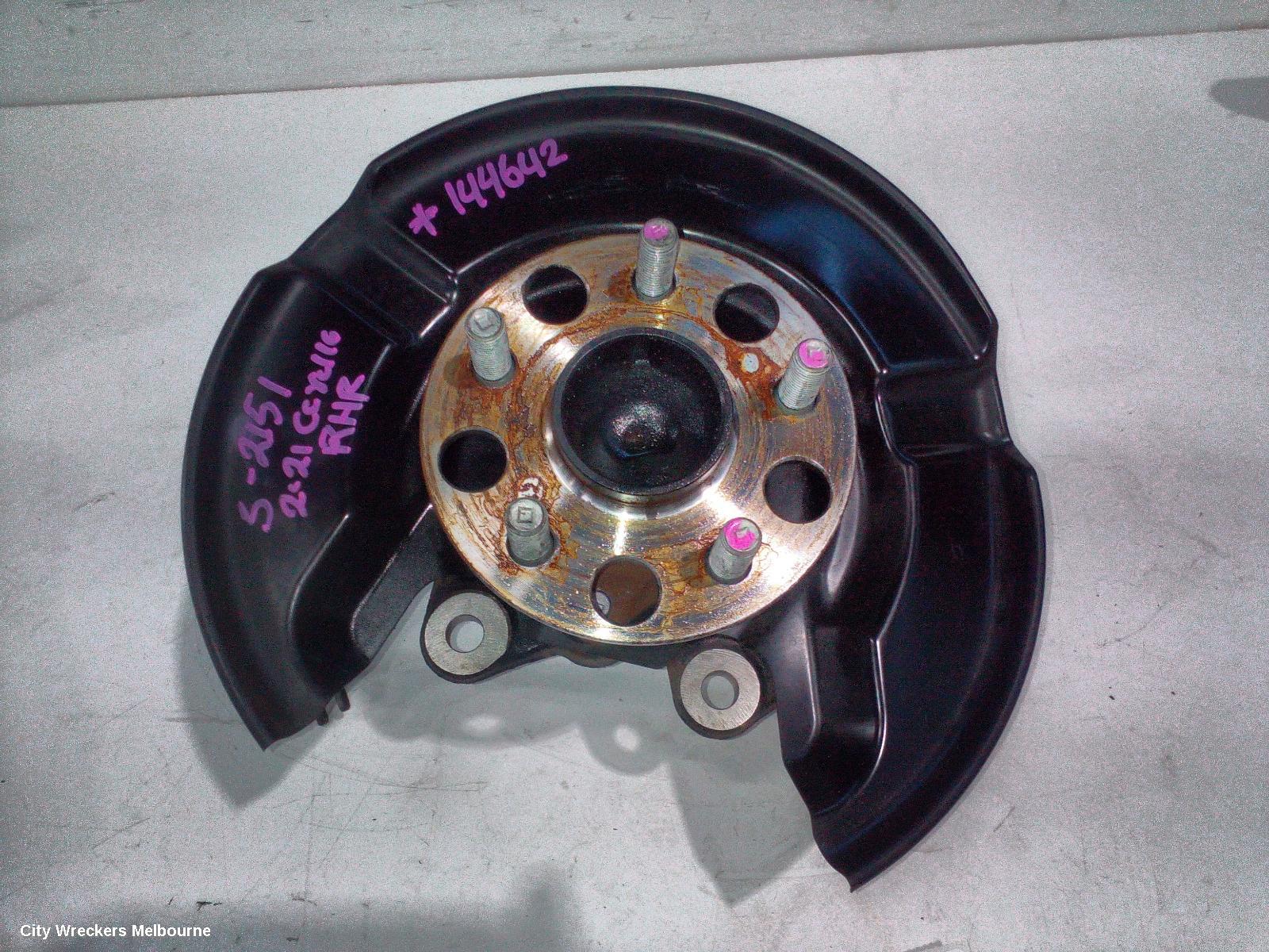 TOYOTA COROLLA RIGHT REAR HUB ASSEMBLY, E210, AISIN BRAND, 07/2018 ONWARDS - Image 1