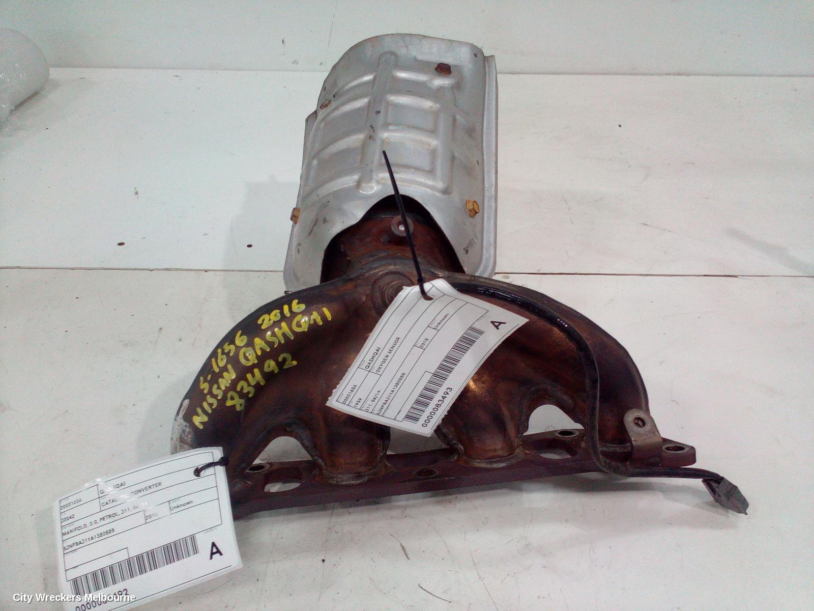 NISSAN QASHQAI CATALYTIC CONVERTER, MANIFOLD, 2.0, PETROL, J11, 06/2014 ONWARDS - Image 1