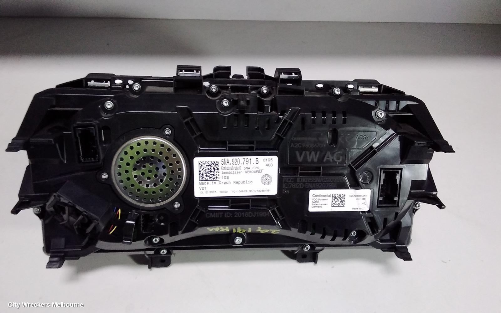 VOLKSWAGEN TIGUAN INSTRUMENT CLUSTER, HEADS UP DISPLAY UNIT, 5NA, 06/2016 ONWARDS - Image 3