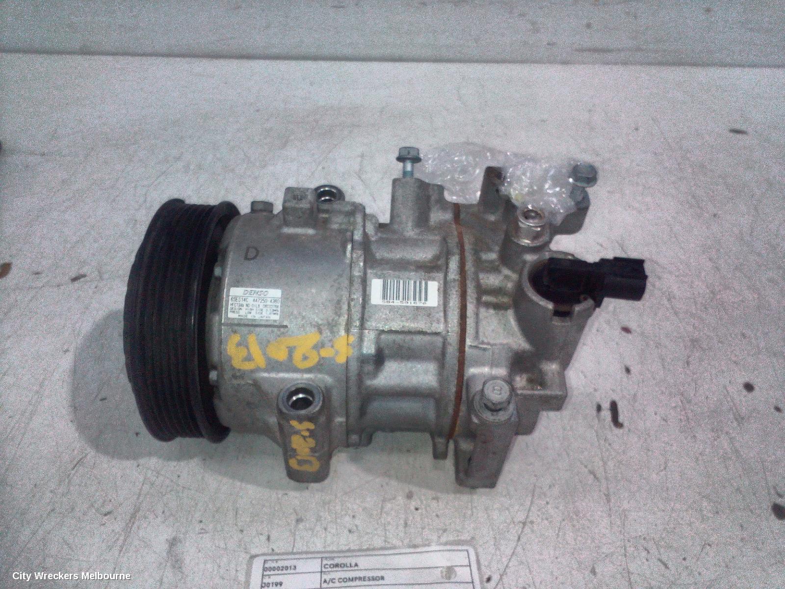 TOYOTA COROLLA A/C COMPRESSOR, MZEA12R, 2.0, M20A-FKS, PETROL, 07/2018 ONWARDS - Image 3