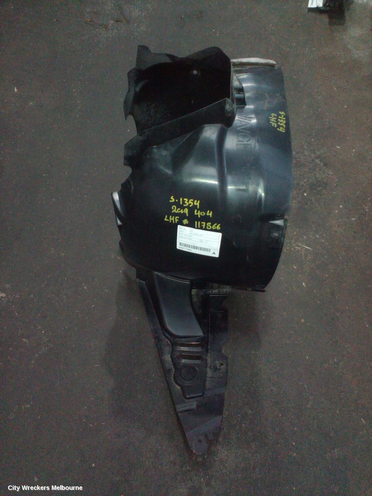 PEUGEOT 407 LEFT GUARD LINER, COUPE, 03/2006 - 05/2009 - Image 2
