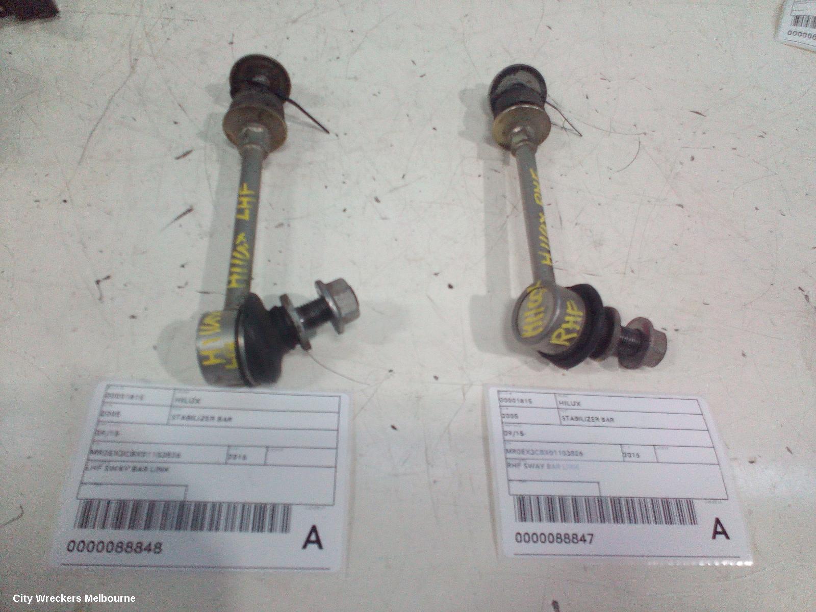 TOYOTA HILUX STABILISER BAR, 2WD, FRONT SWAY BAR, 09/2015 ONWARDS - Image 3
