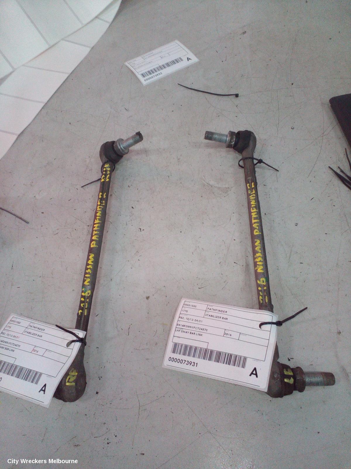 NISSAN PATHFINDER STABILISER BAR, R52, 06/2013 - 04/2021 - Image 2