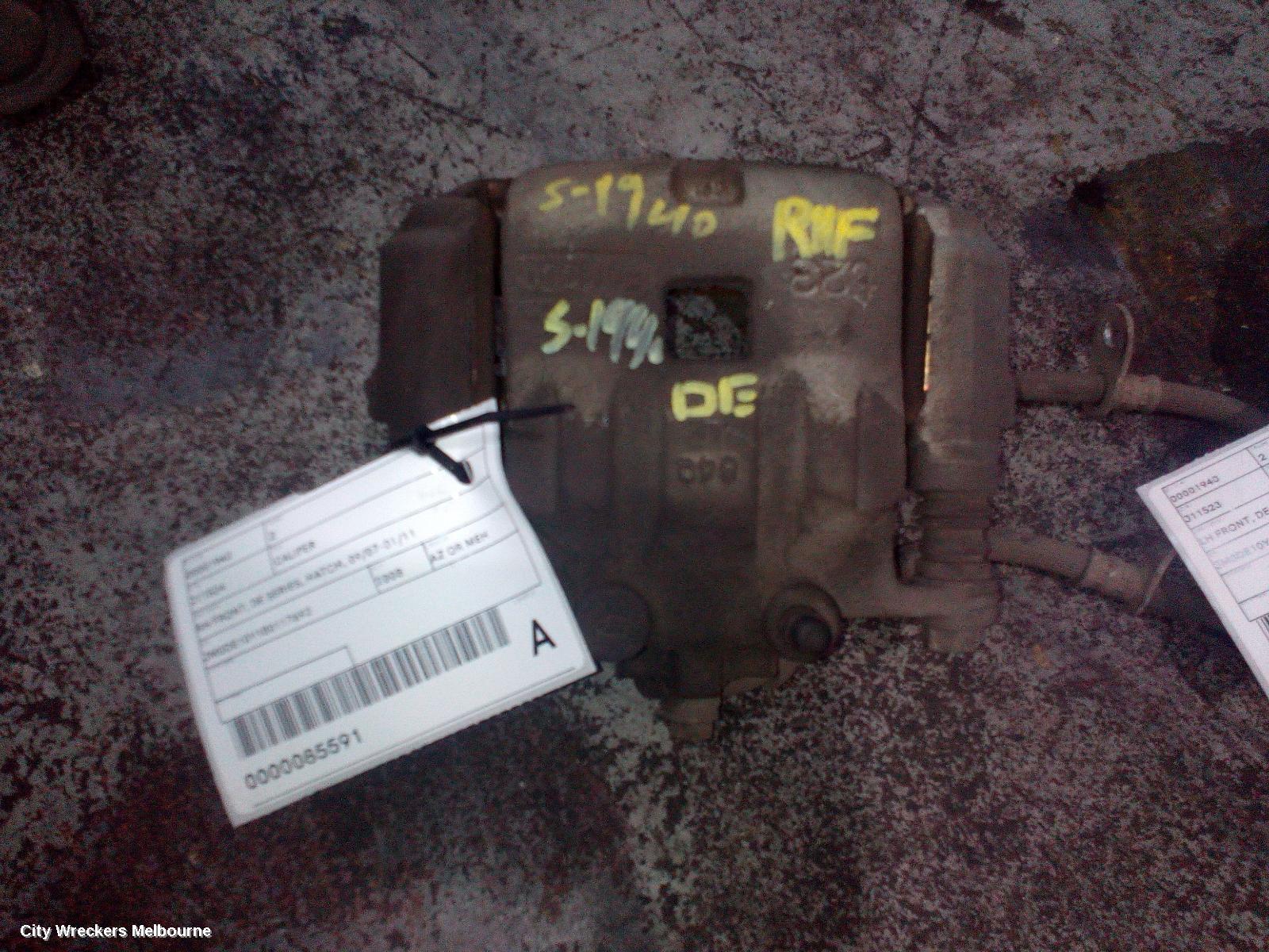 MAZDA 2 CALIPER, RH FRONT, DE SERIES, HATCH, 09/2007 - 01/2011 - Image 1