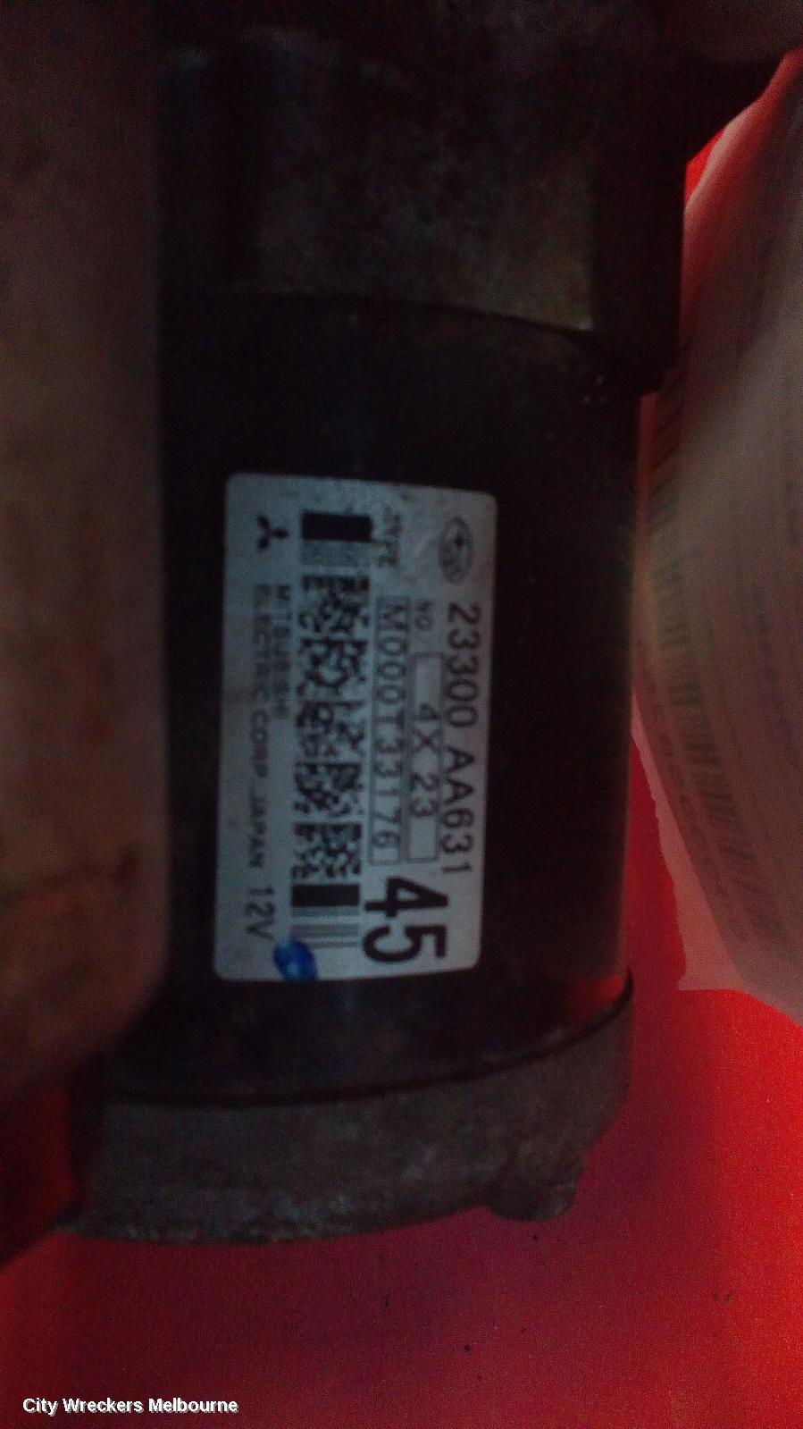 SUBARU WRX STARTER, PETROL, FA20, TURBO, MANUAL, 6 SPEED, V1, 03/2014 ONWARDS - Image 1